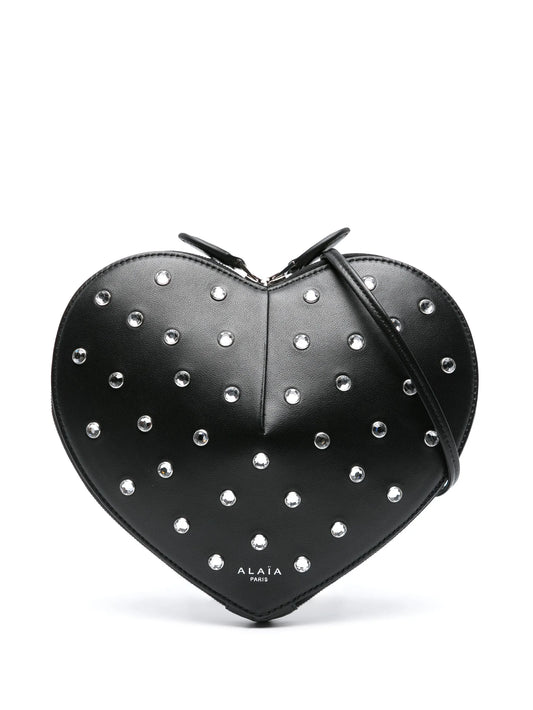 Le Coeur crystal-embellished crossbody bag