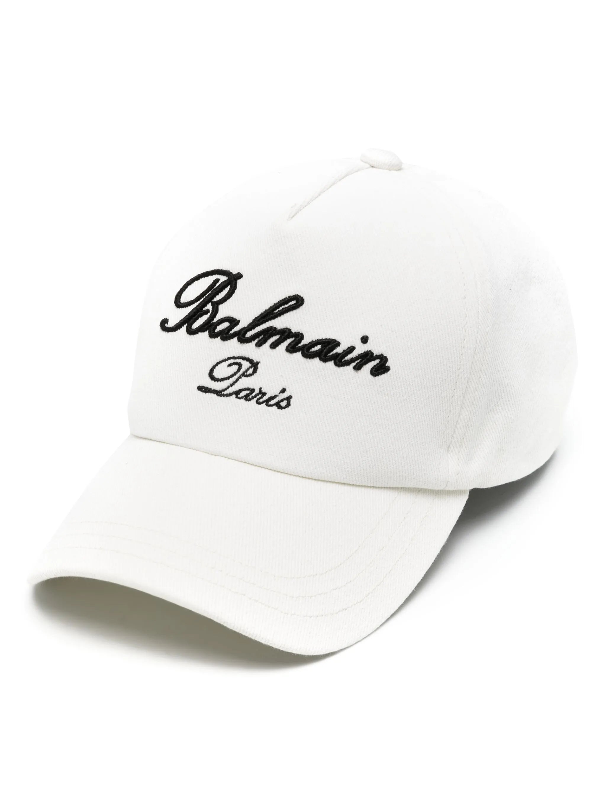Signature logo-embroidered cap