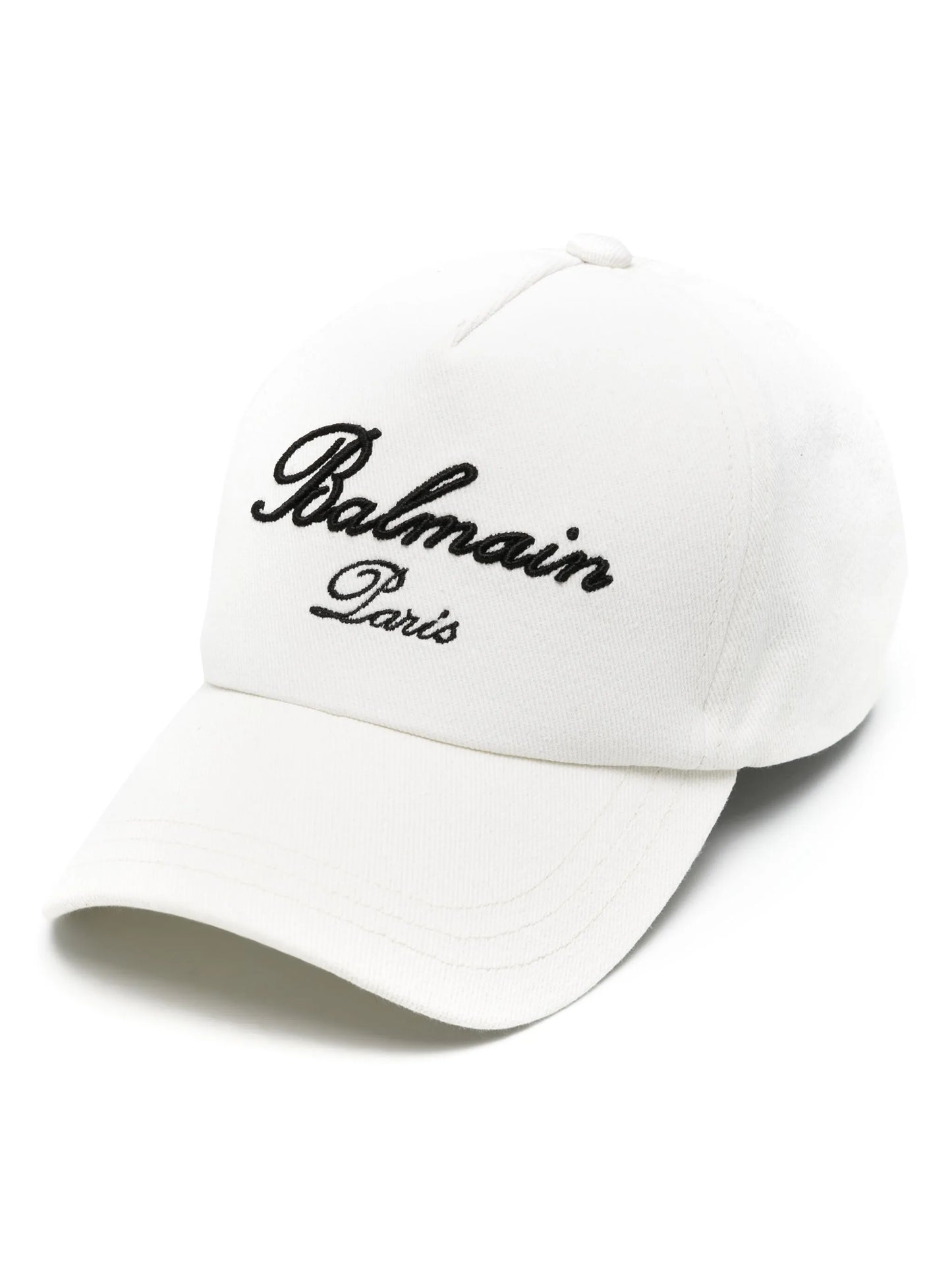 Signature logo-embroidered cap