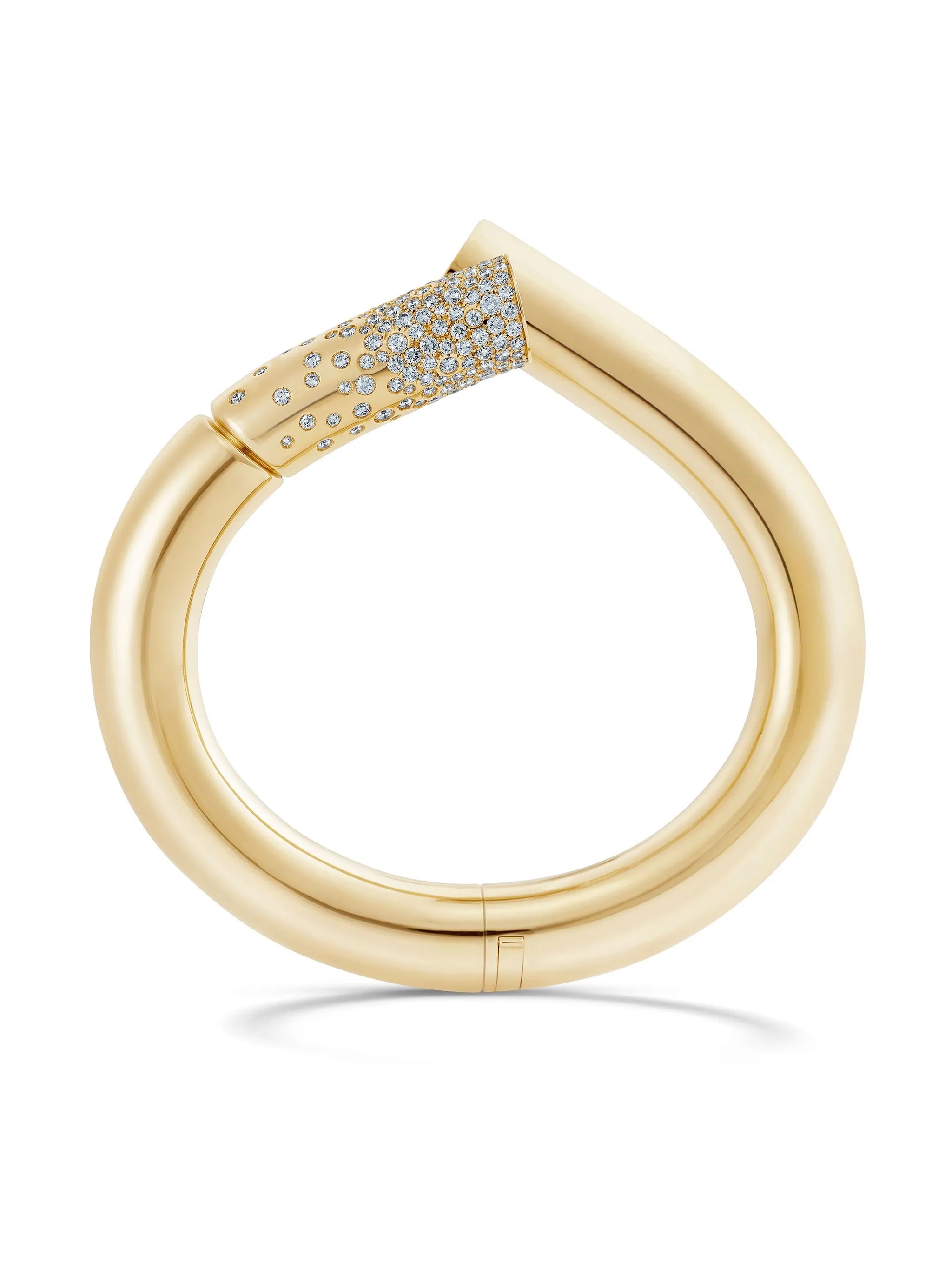 18kt yellow gold large Oera diamond bracelet