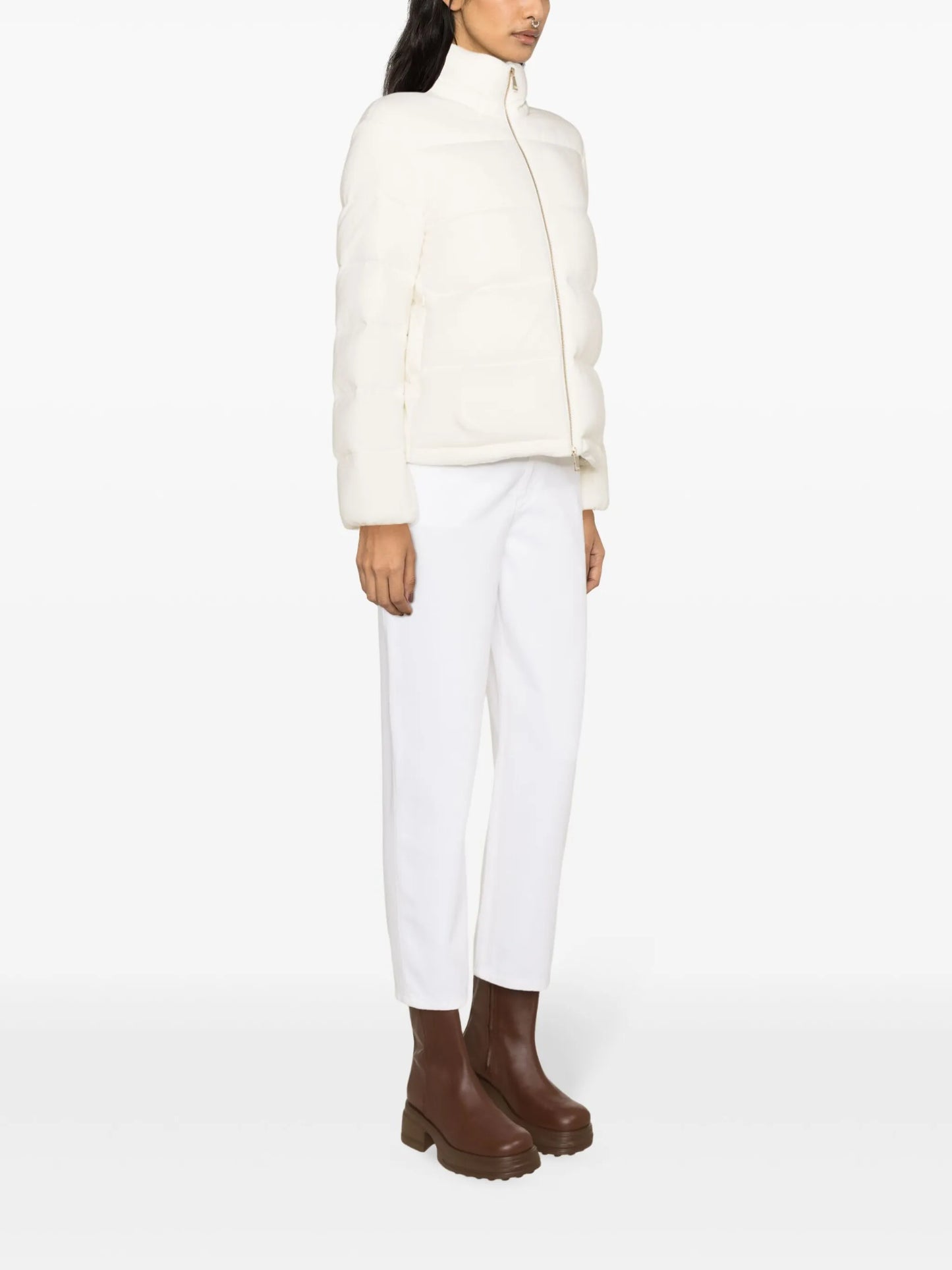 Arimi knitted hooded jacket