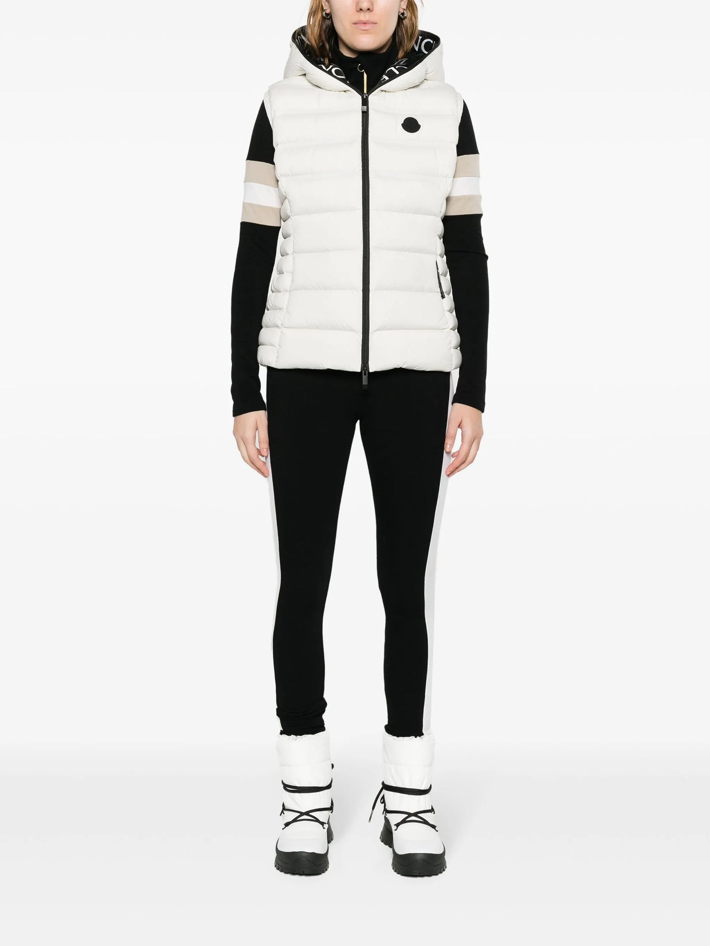 Aliterse hooded down gillet