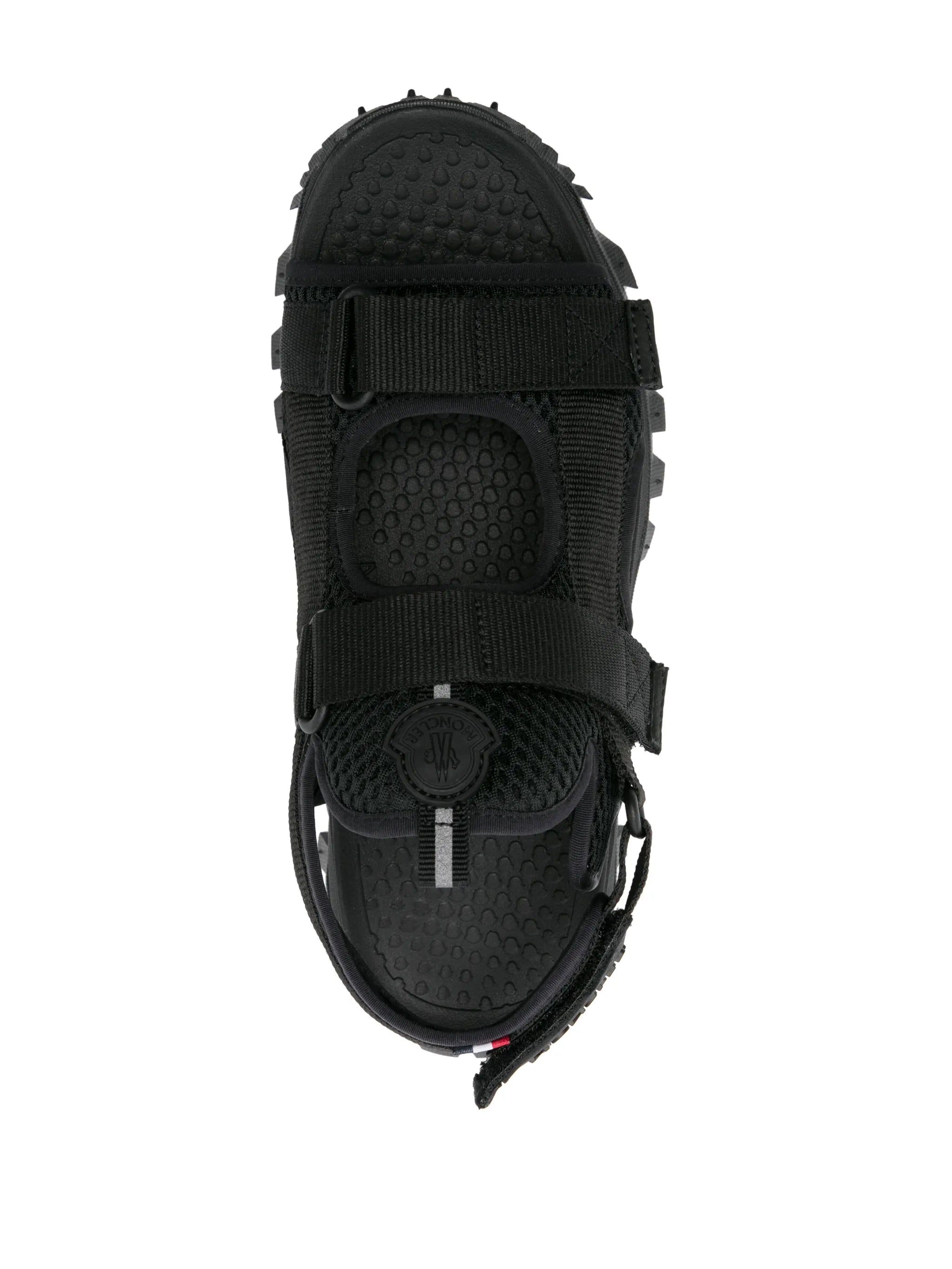 Vela logo-patch sandals