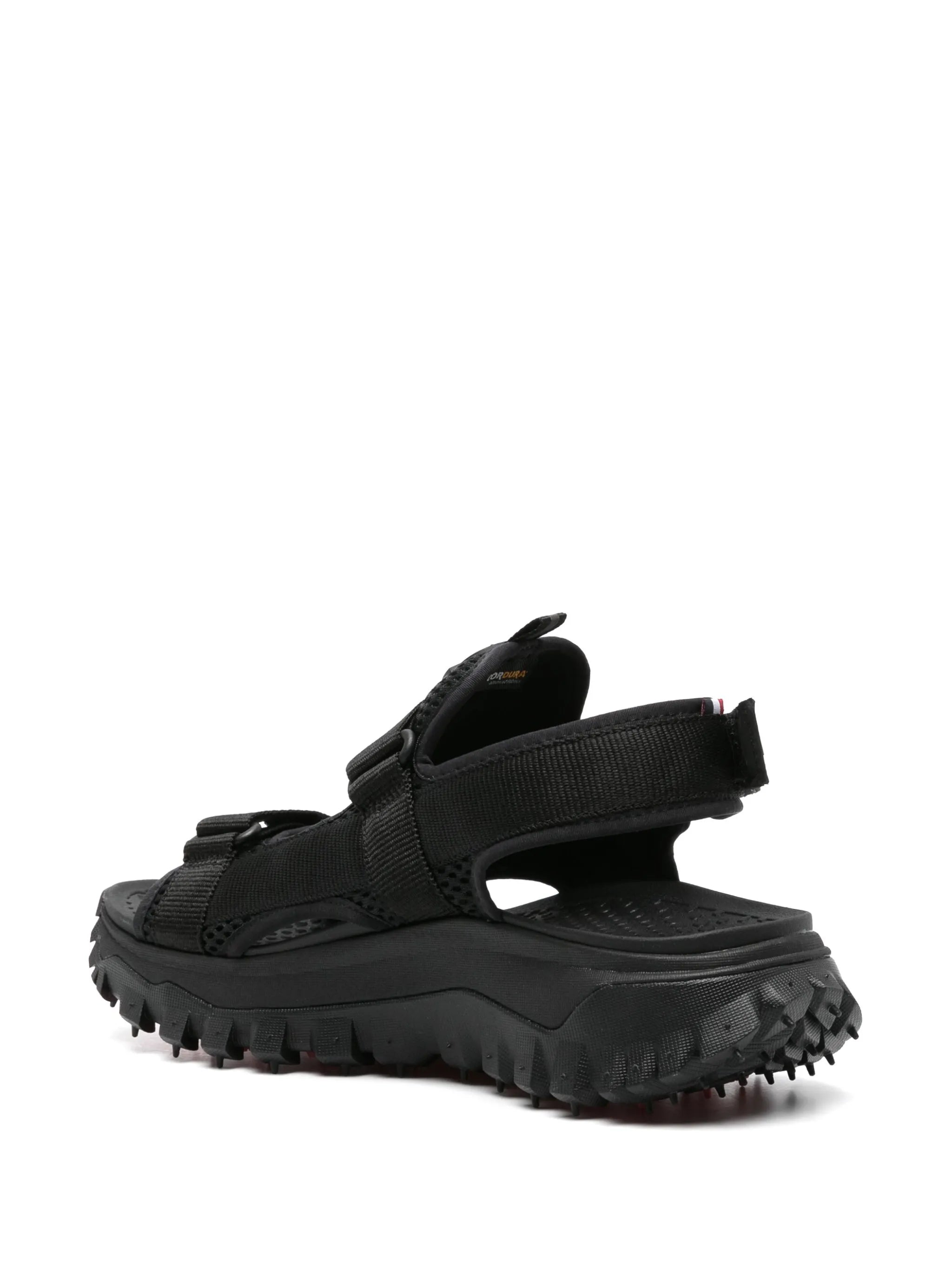 Vela logo-patch sandals