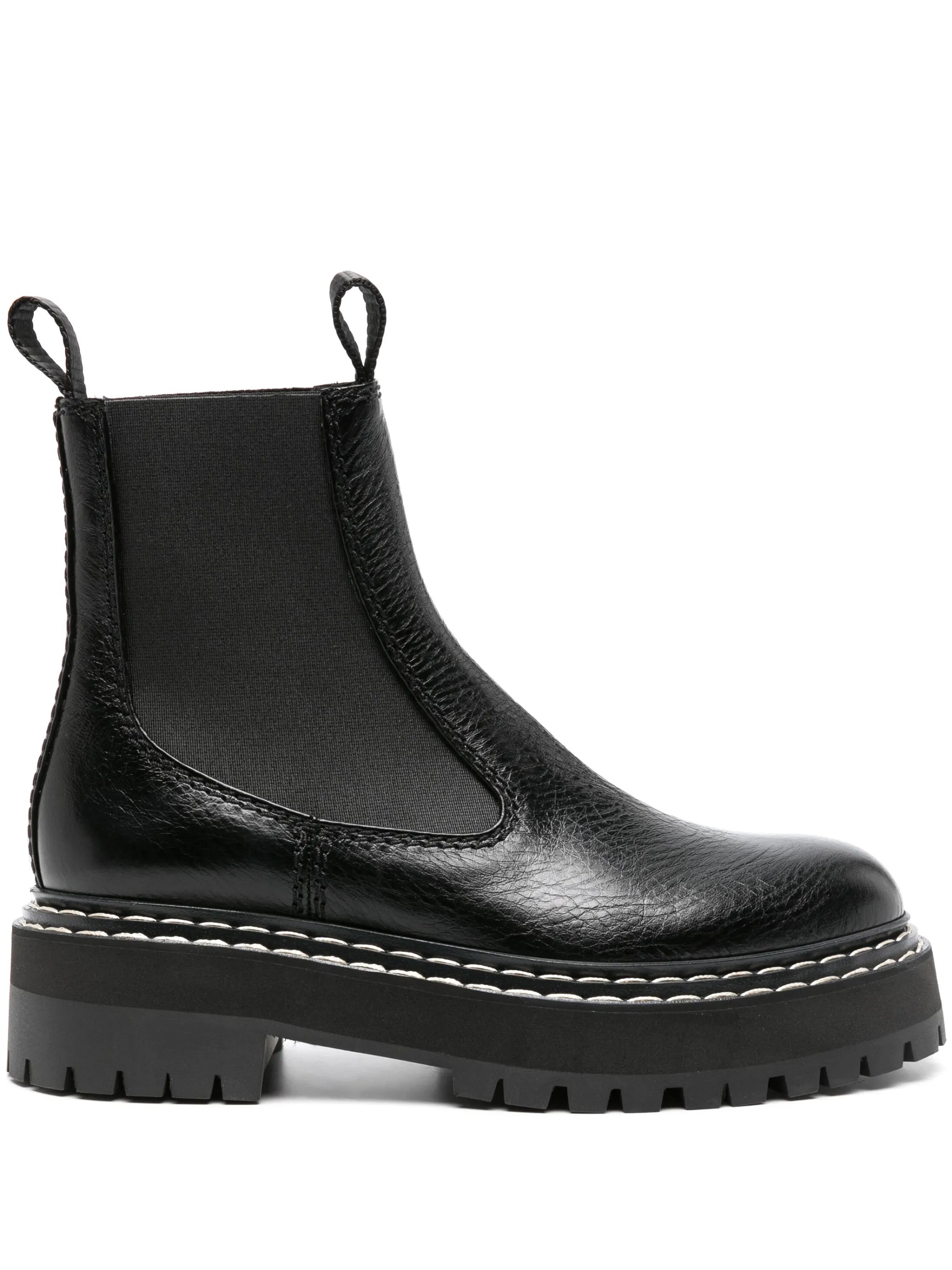 leather Chelsea boots