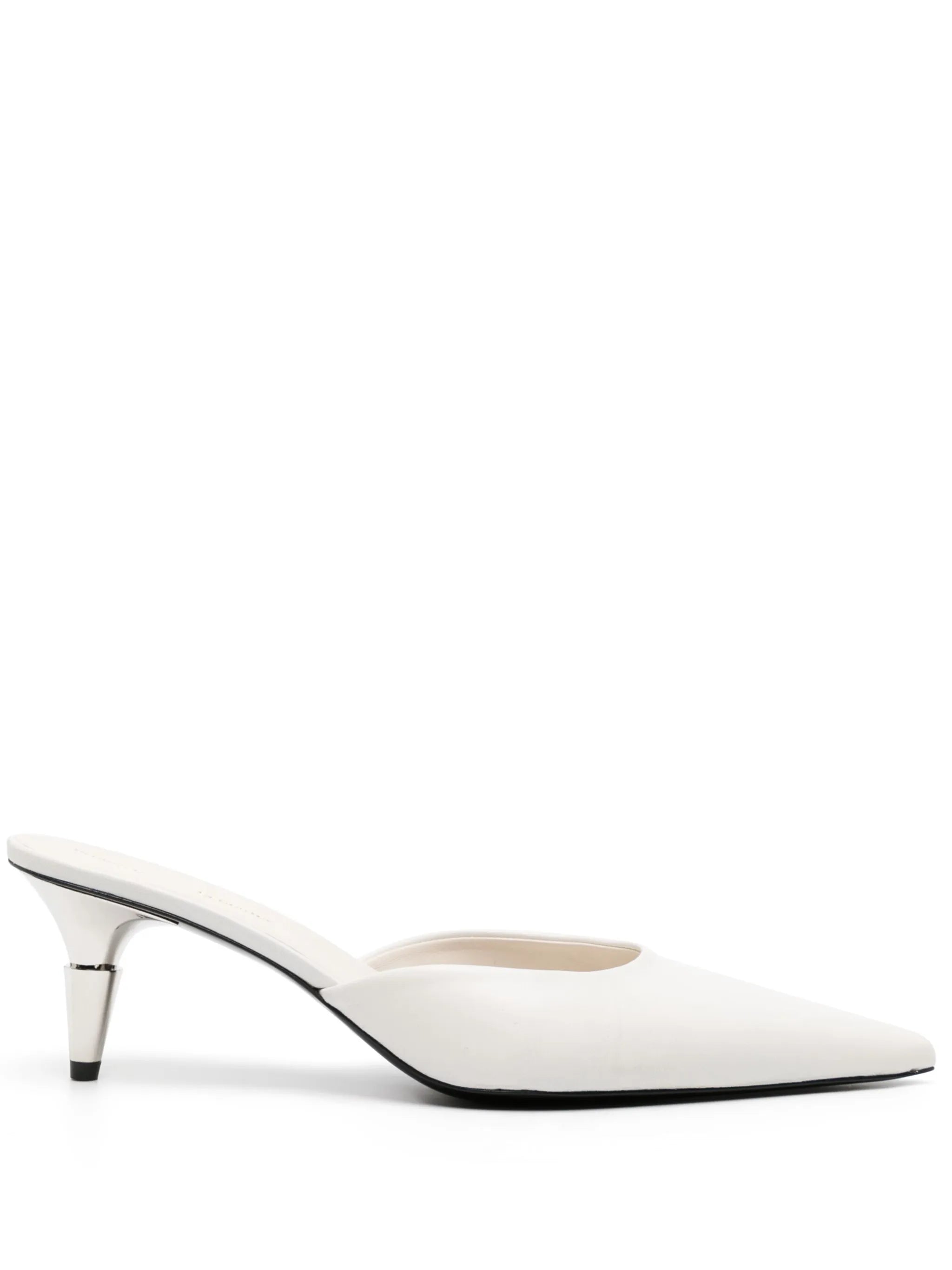 60mm Spike leather mules