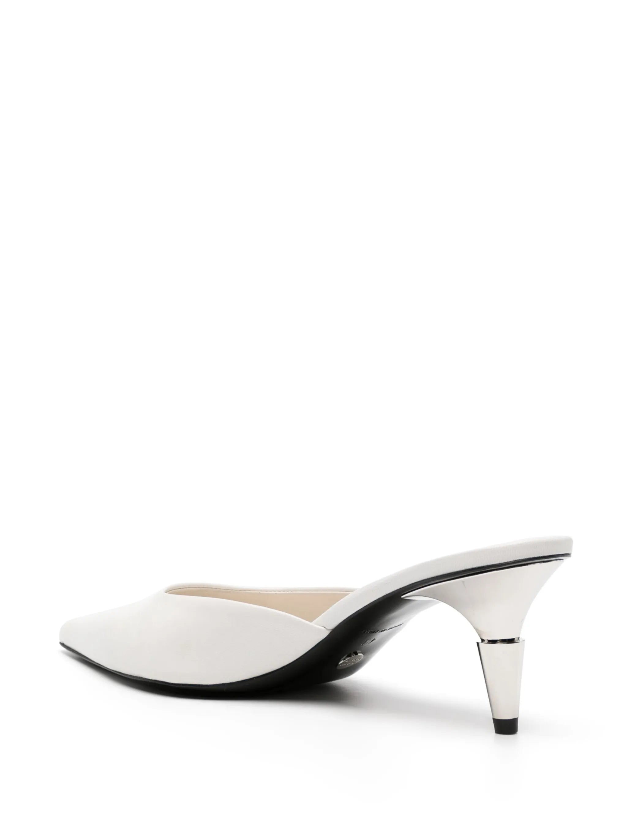 60mm Spike leather mules