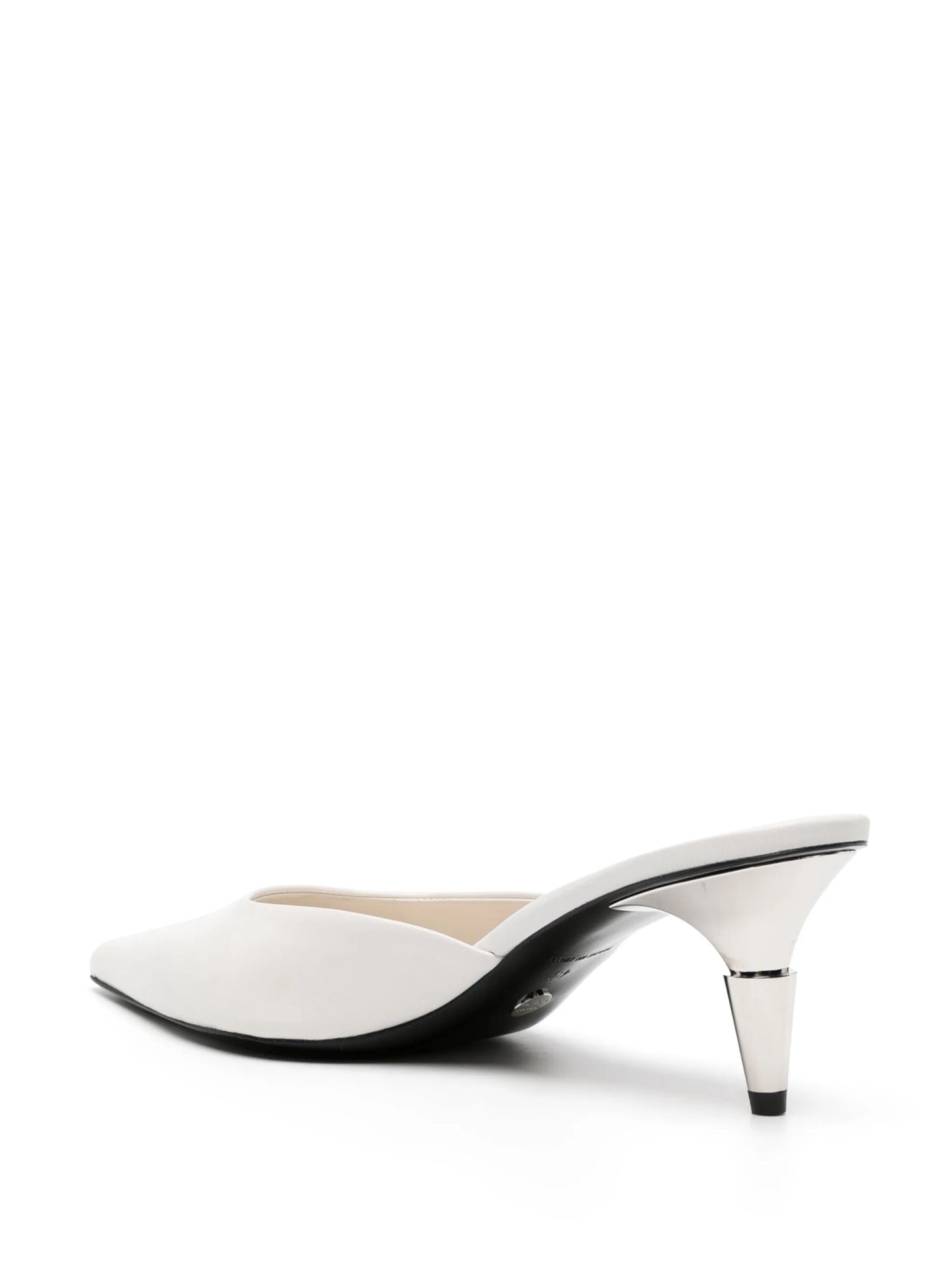 60mm Spike leather mules