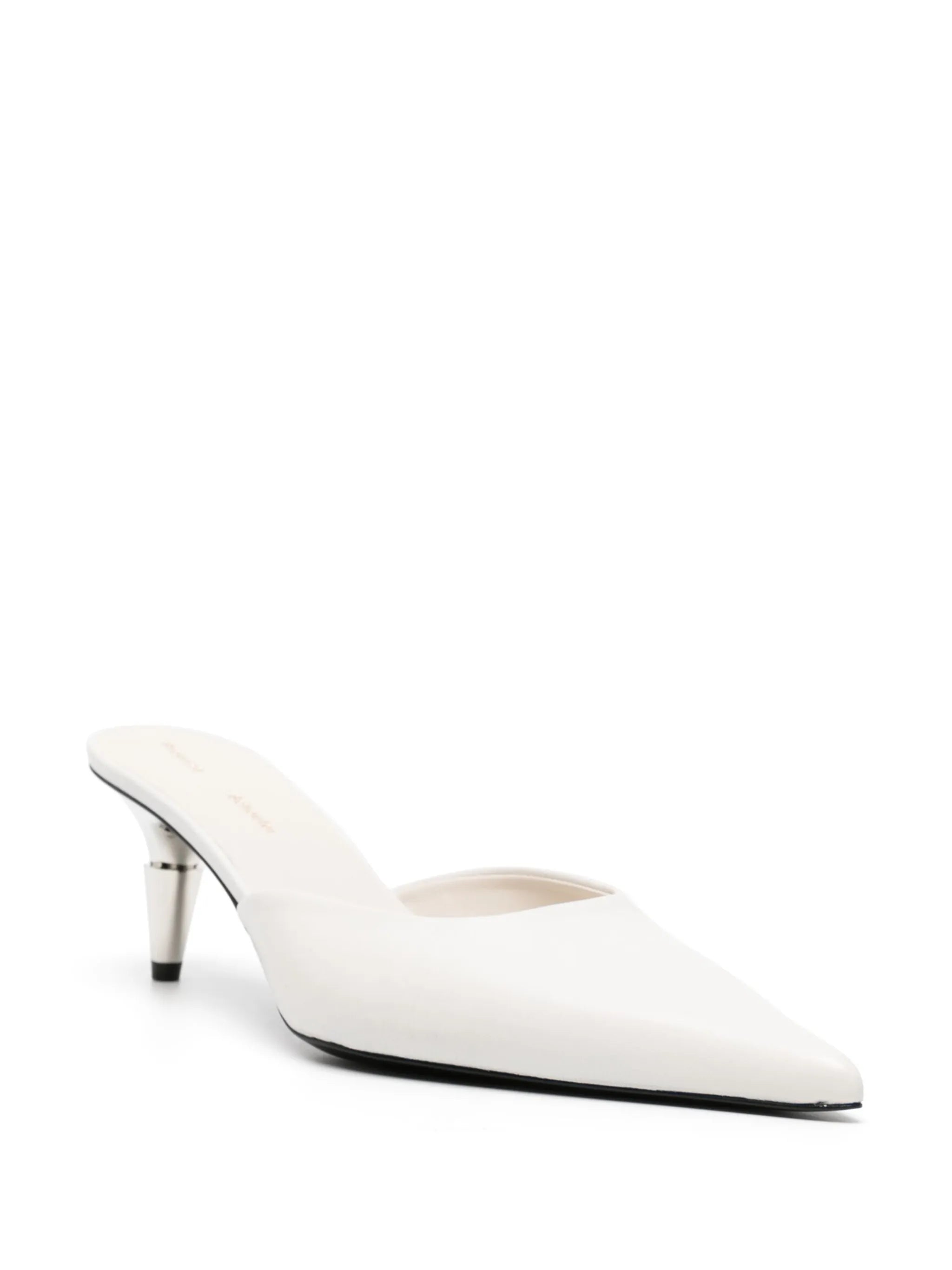 60mm Spike leather mules