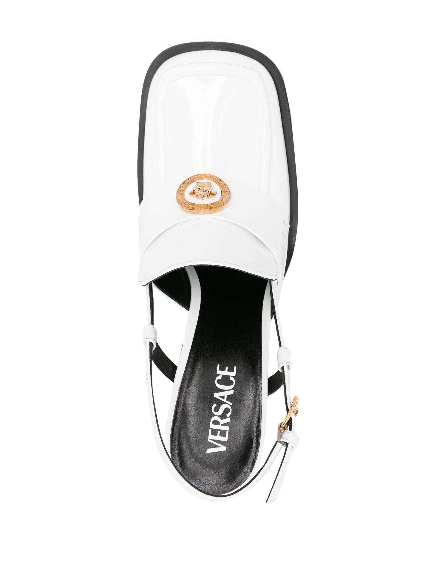 85mm slingback loafer pumps