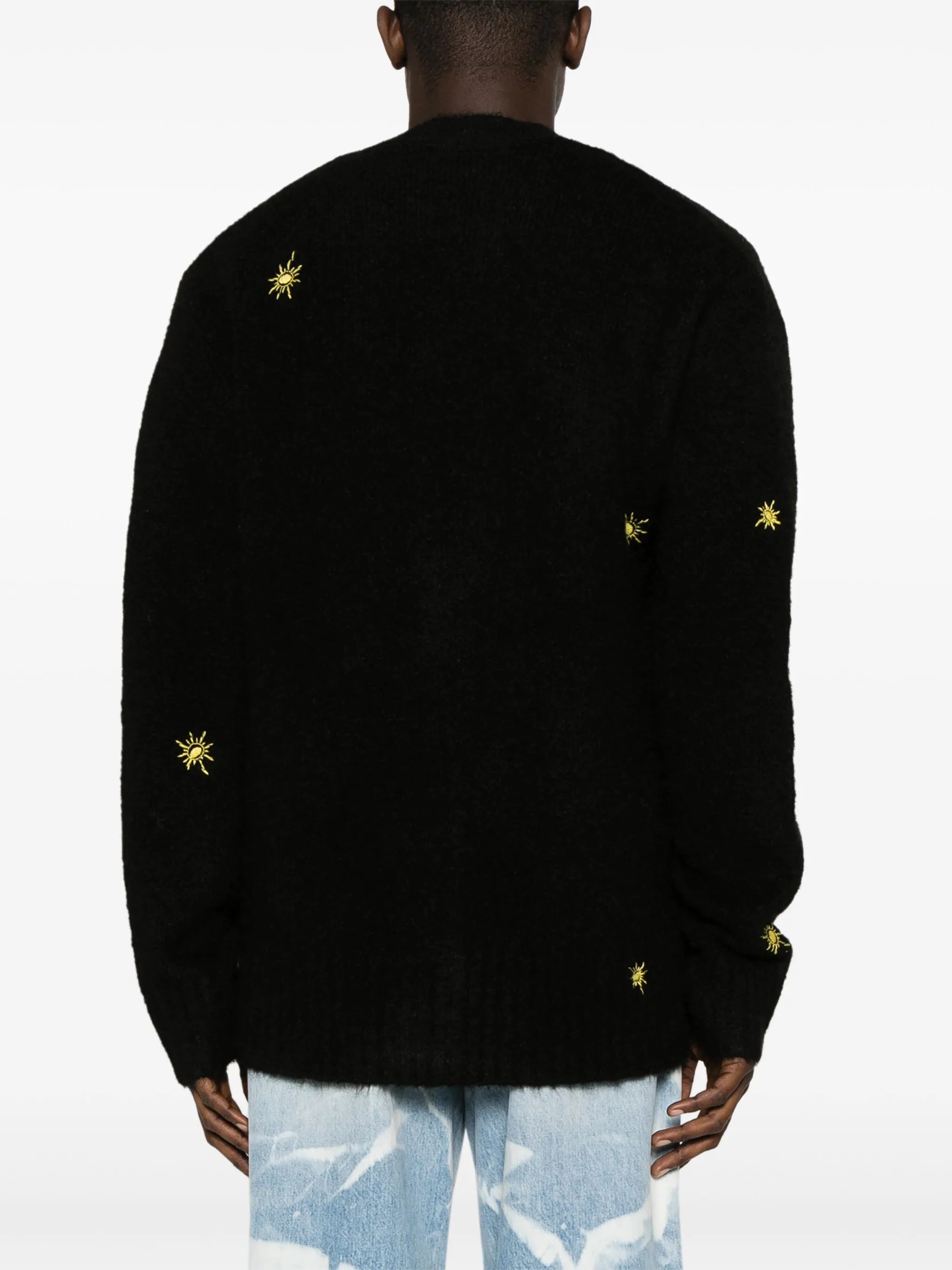 Sunshine logo-embroidered cardigan
