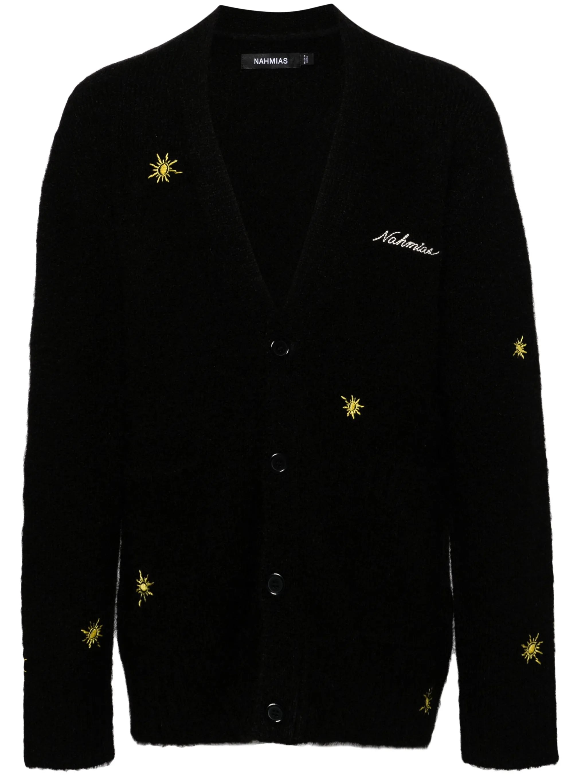 Sunshine logo-embroidered cardigan