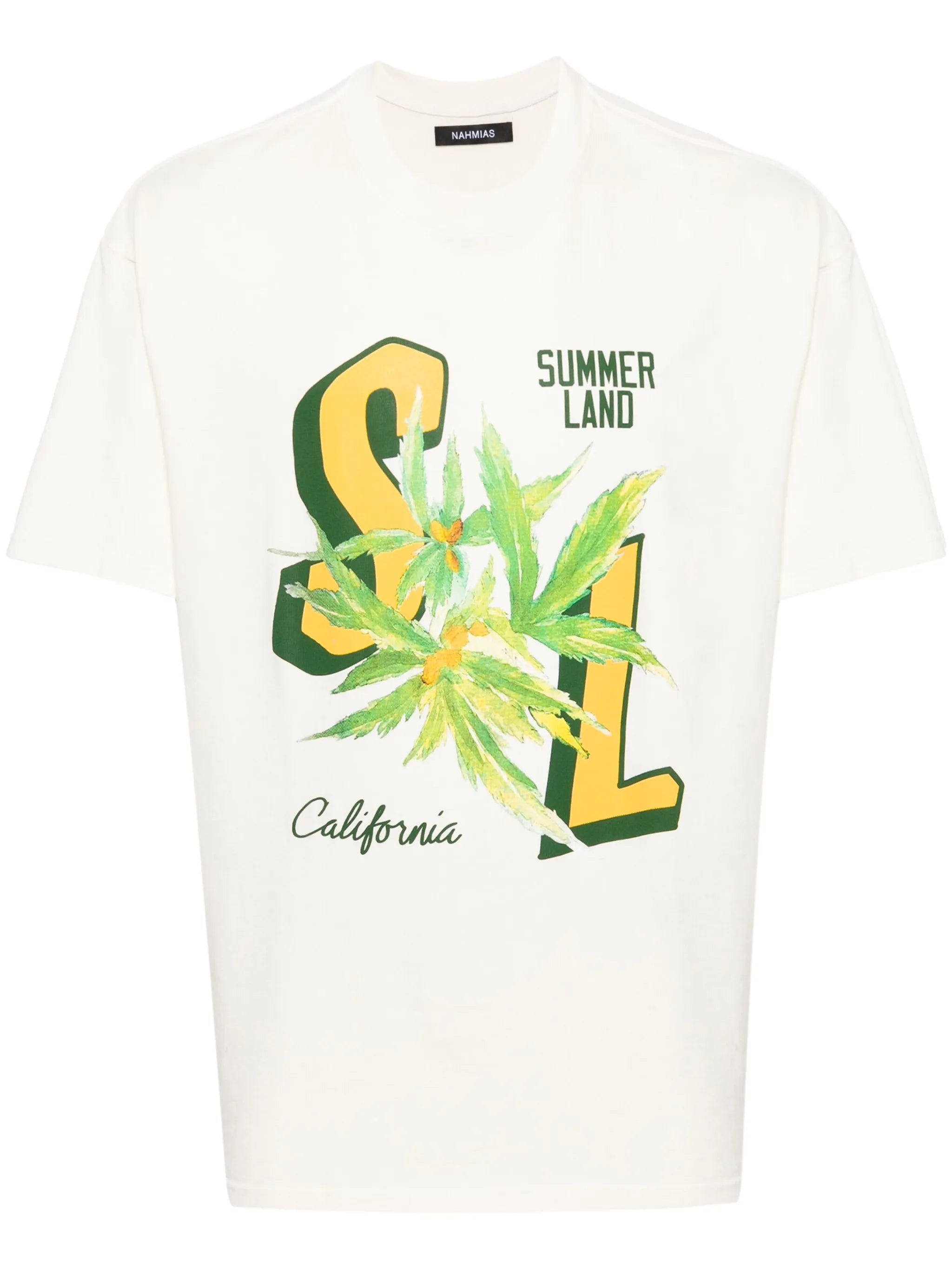 SL Hemp graphic-print T-shirt