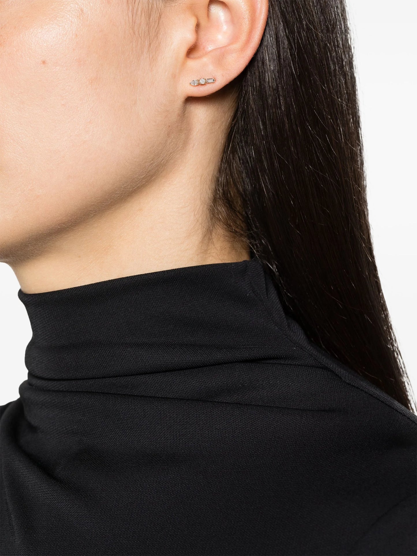 14kt yellow gold Alexa Jordyn diamond earrings