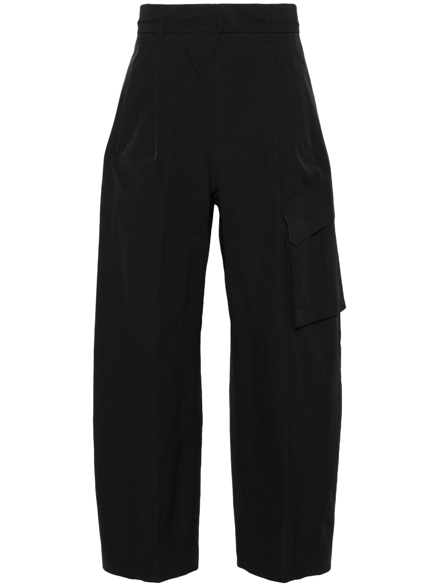 wide-leg cargo trousers