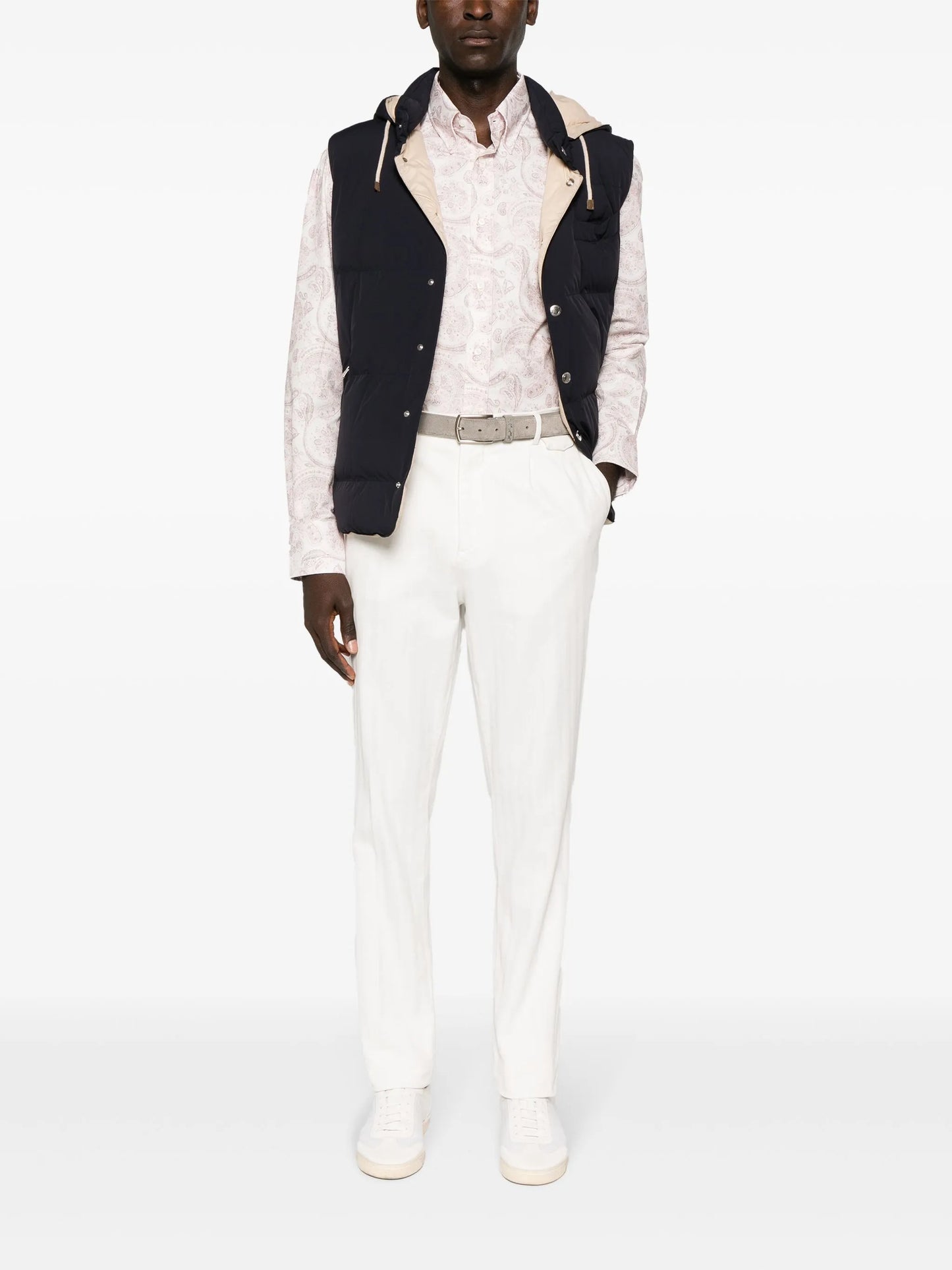 Paisley-print cotton shirt