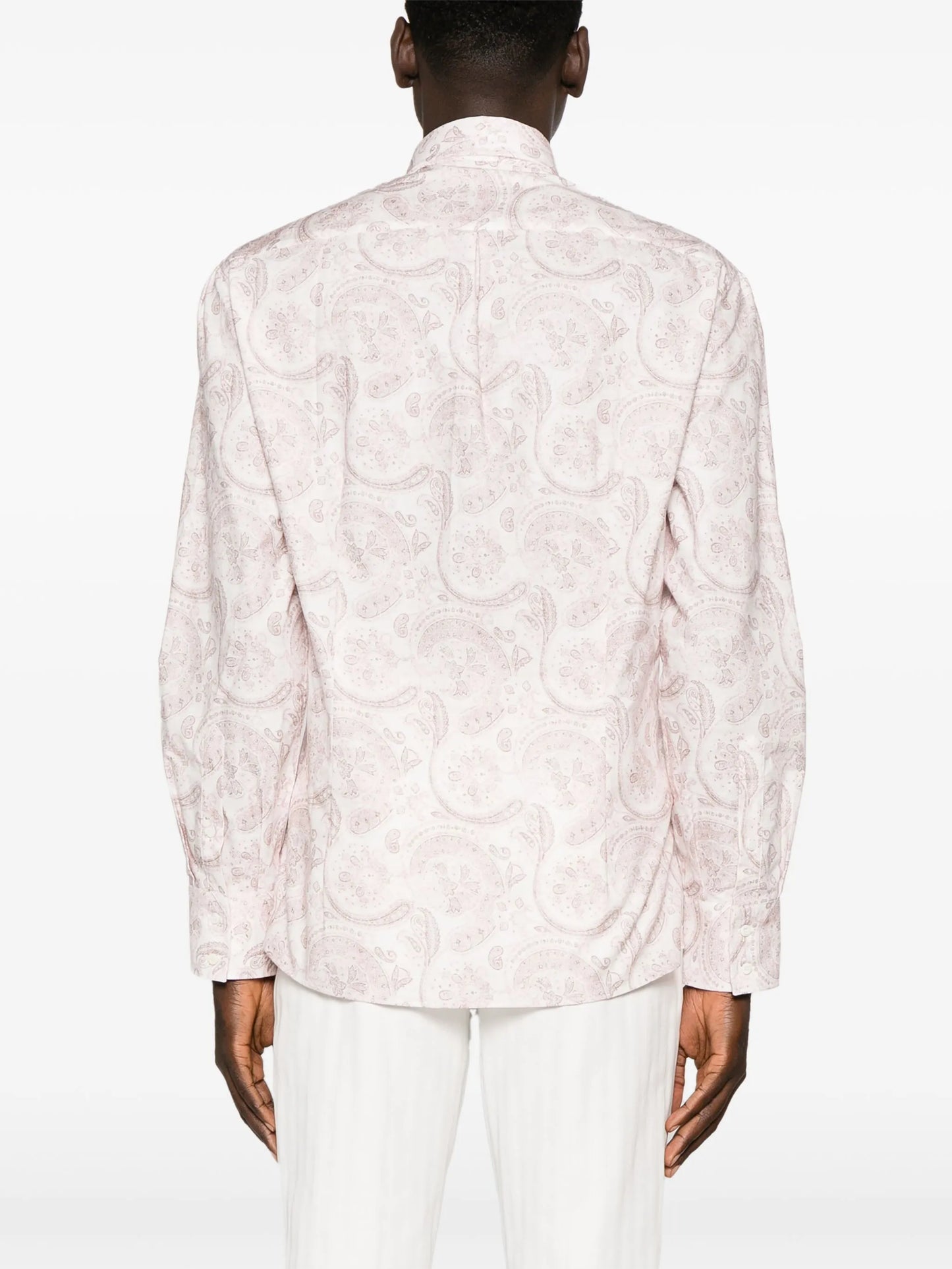Paisley-print cotton shirt