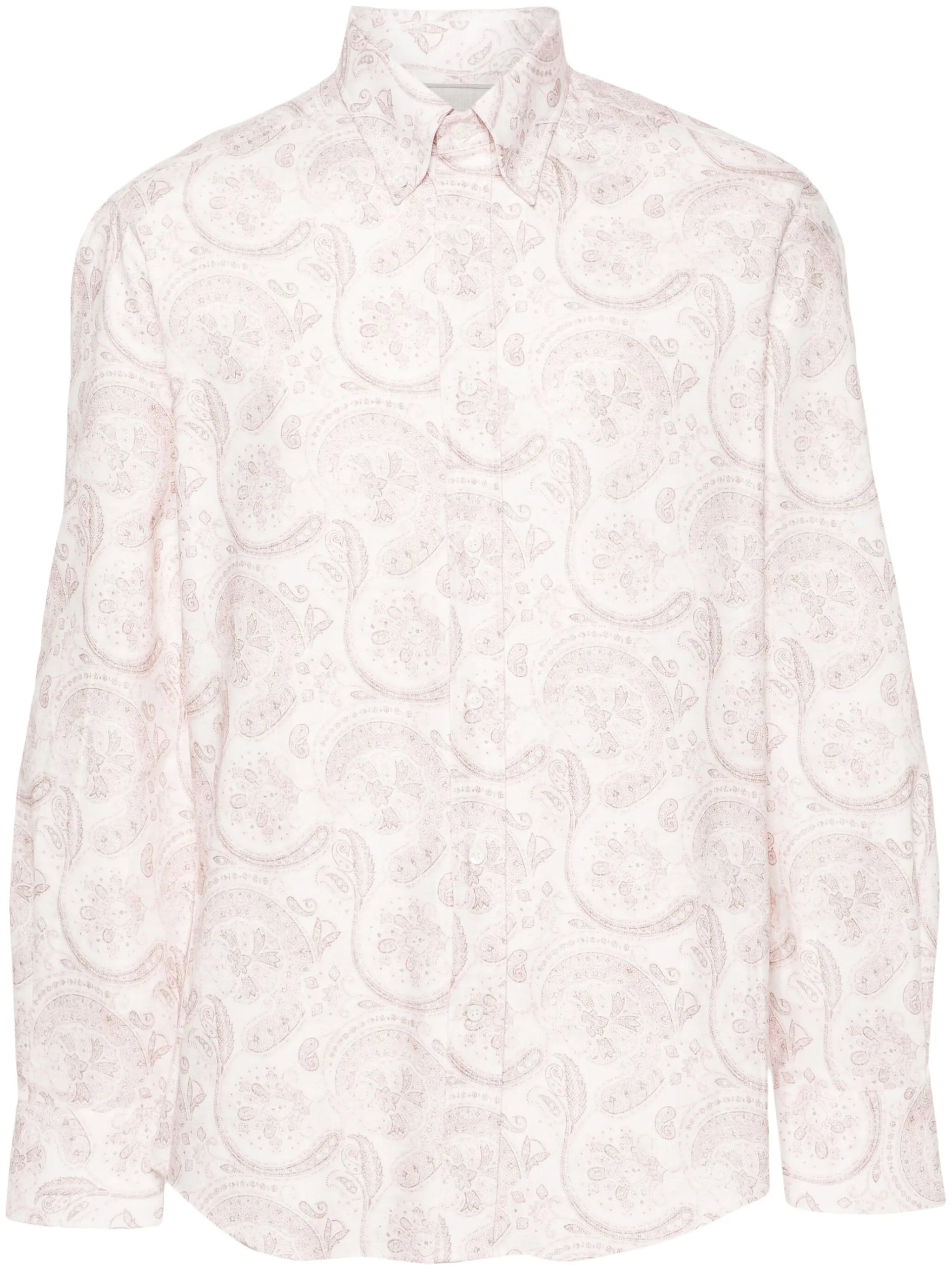 Paisley-print cotton shirt