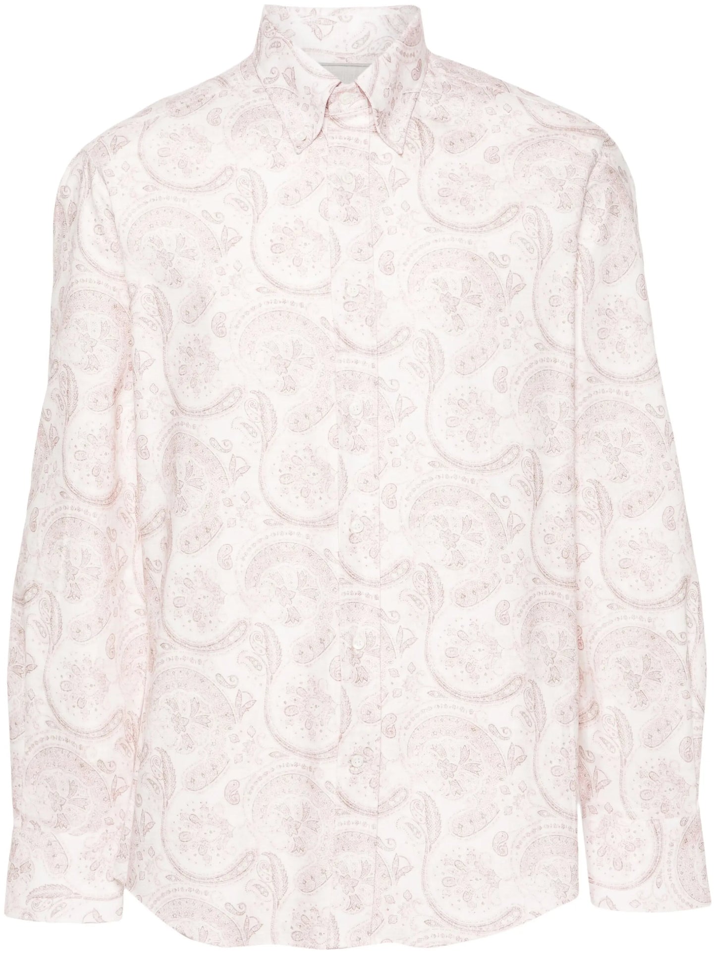 Paisley-print cotton shirt