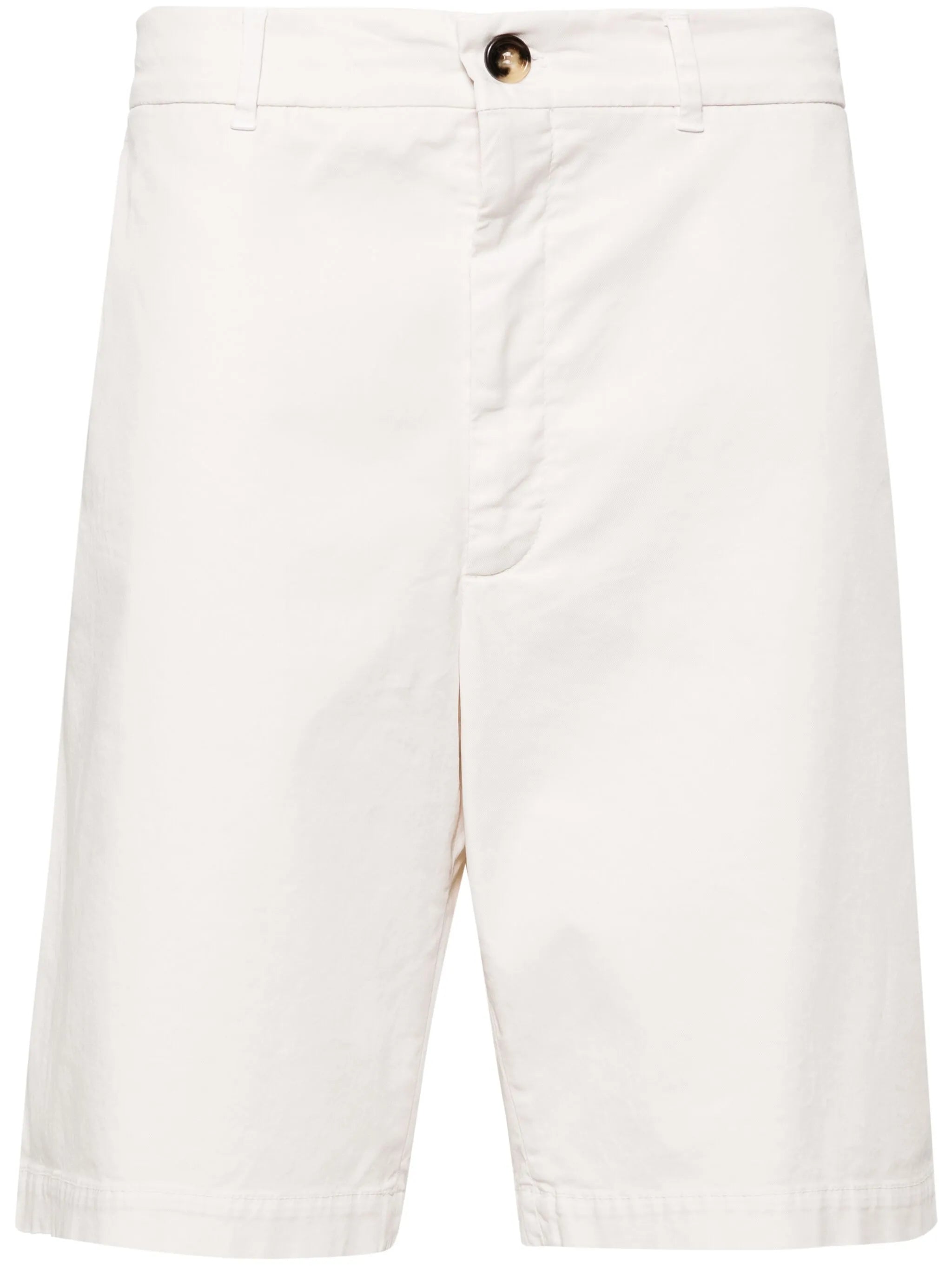 twill cotton bermuda shorts