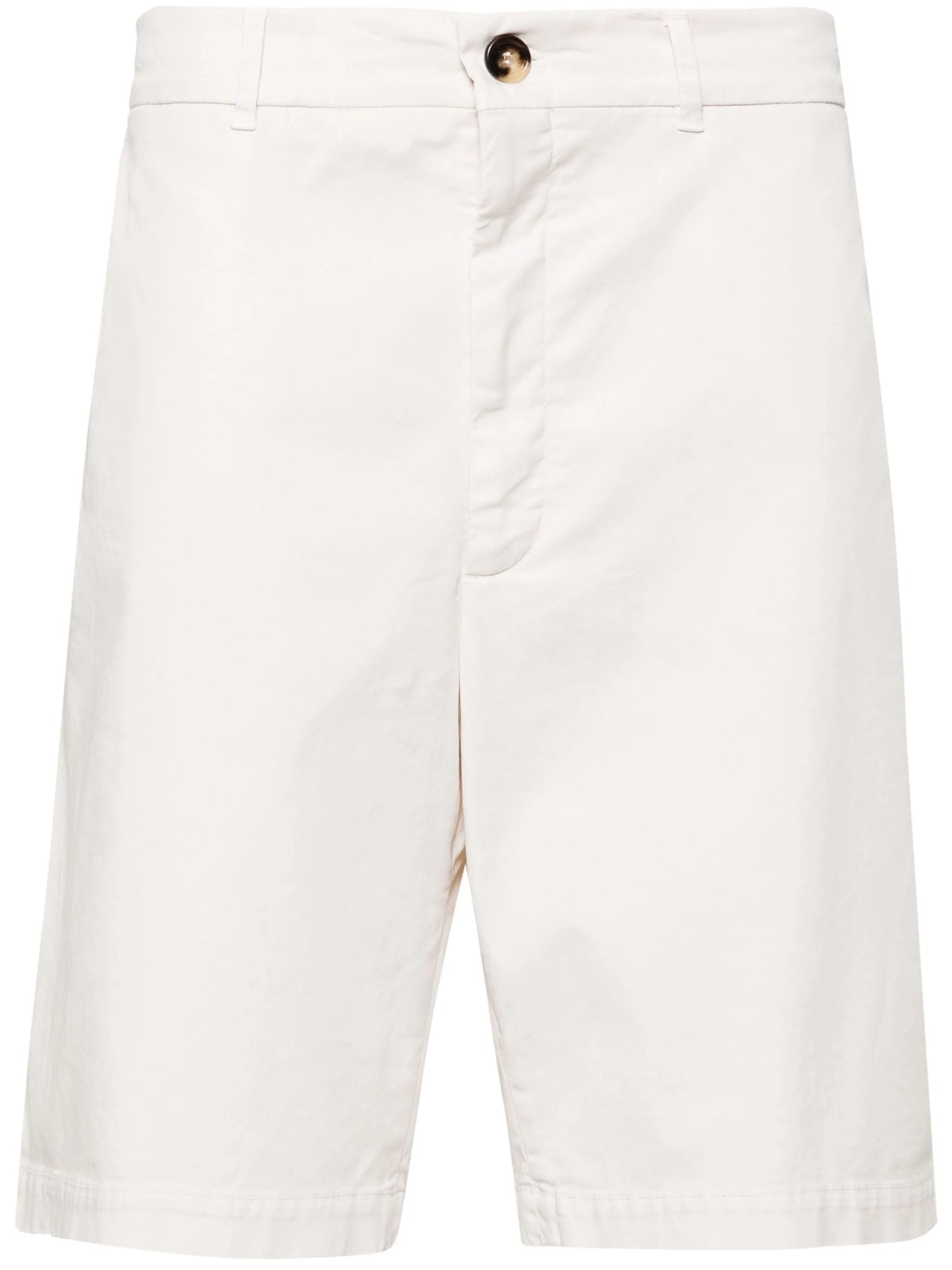 twill cotton bermuda shorts