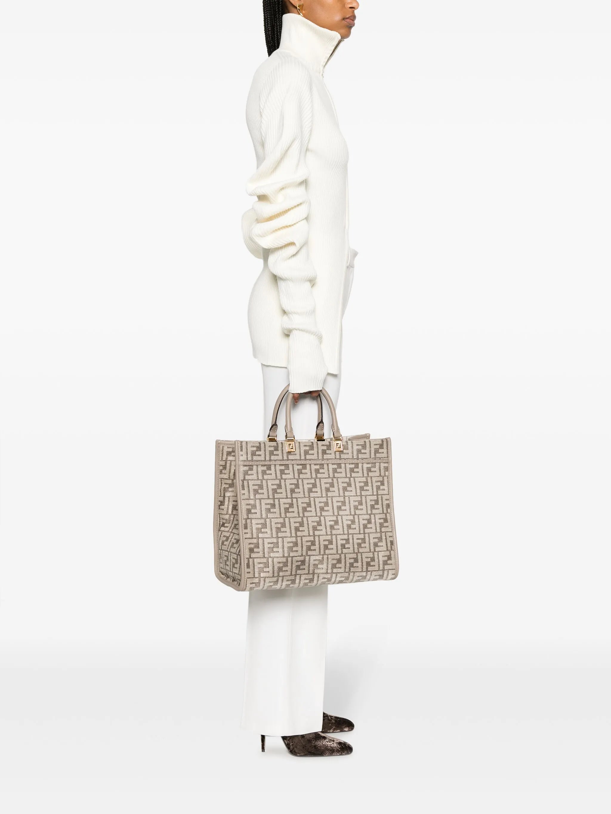 medium Sunshine FF-print tote bag