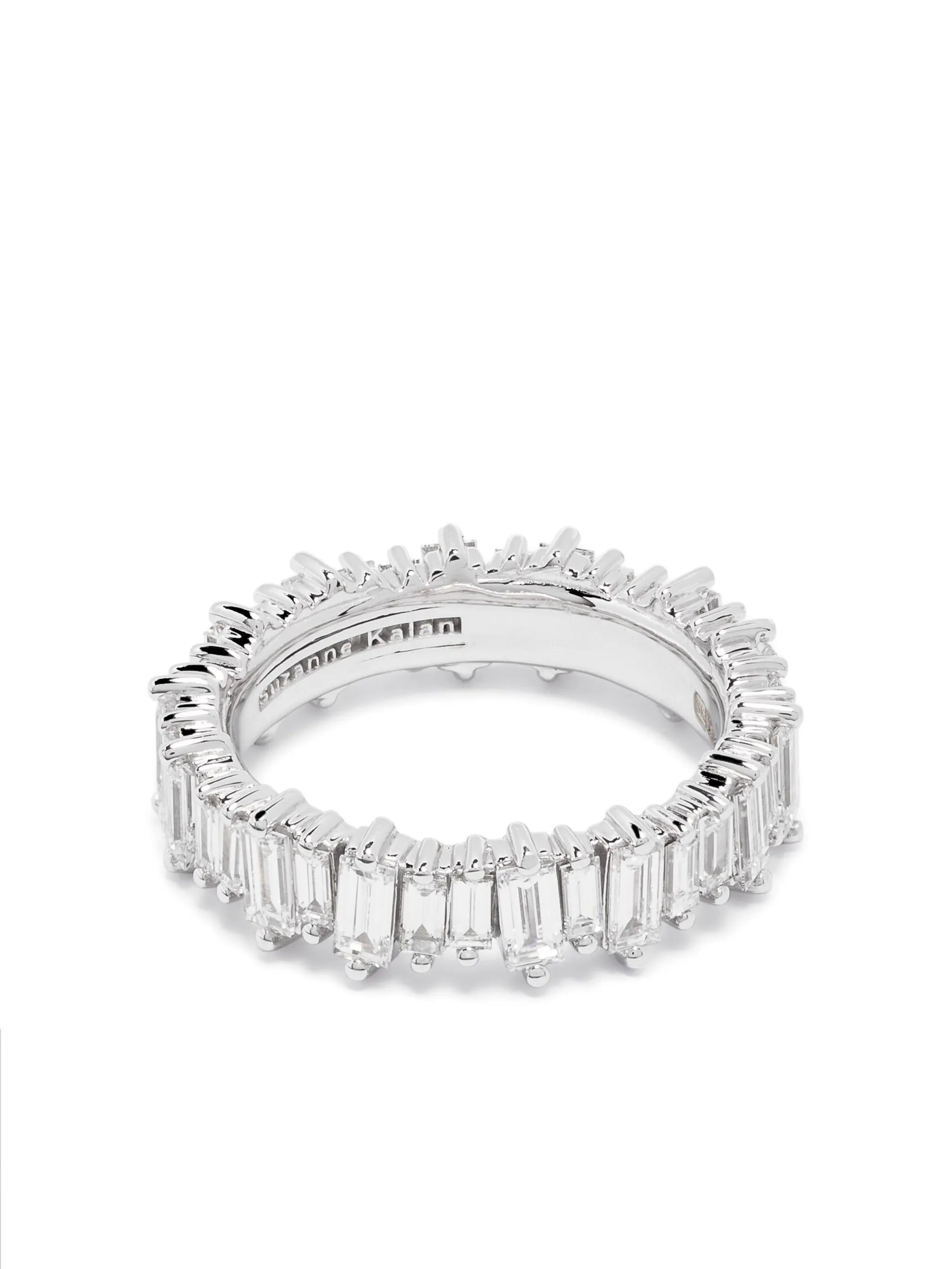 18kt white gold Bold diamond eternity ring