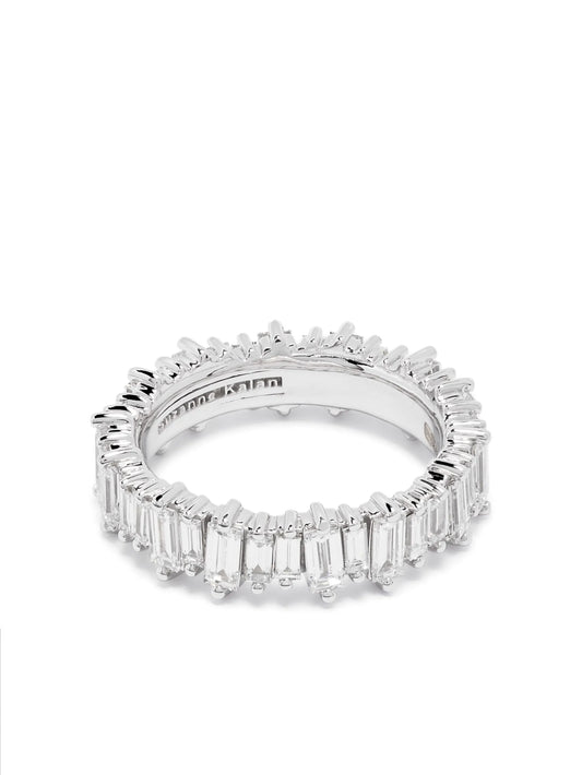 18kt white gold Bold diamond eternity ring