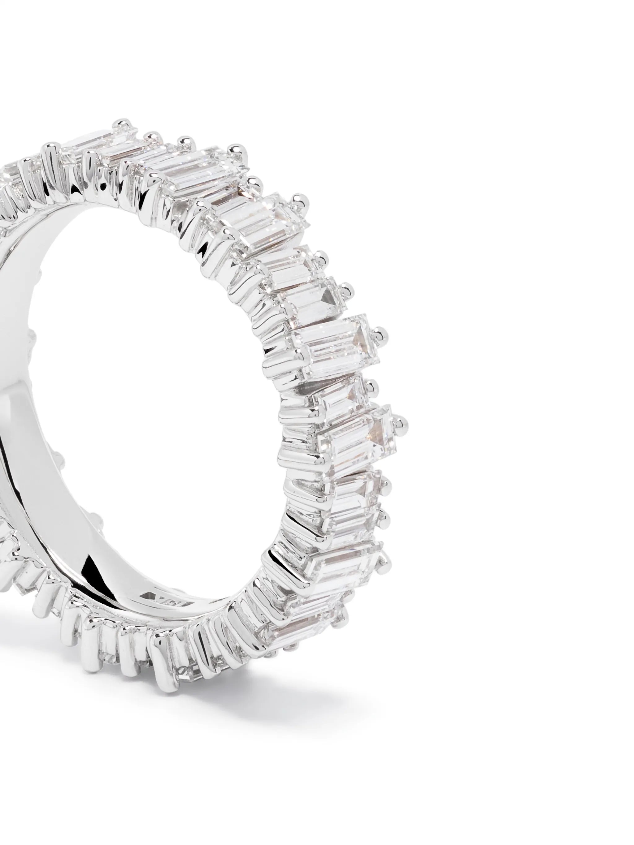 18kt white gold Bold diamond eternity ring