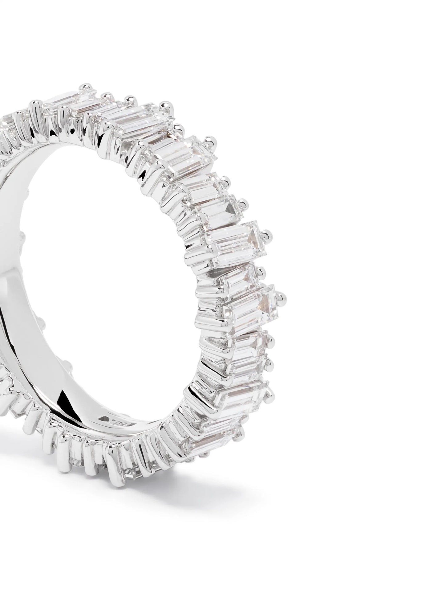 18kt white gold Bold diamond eternity ring
