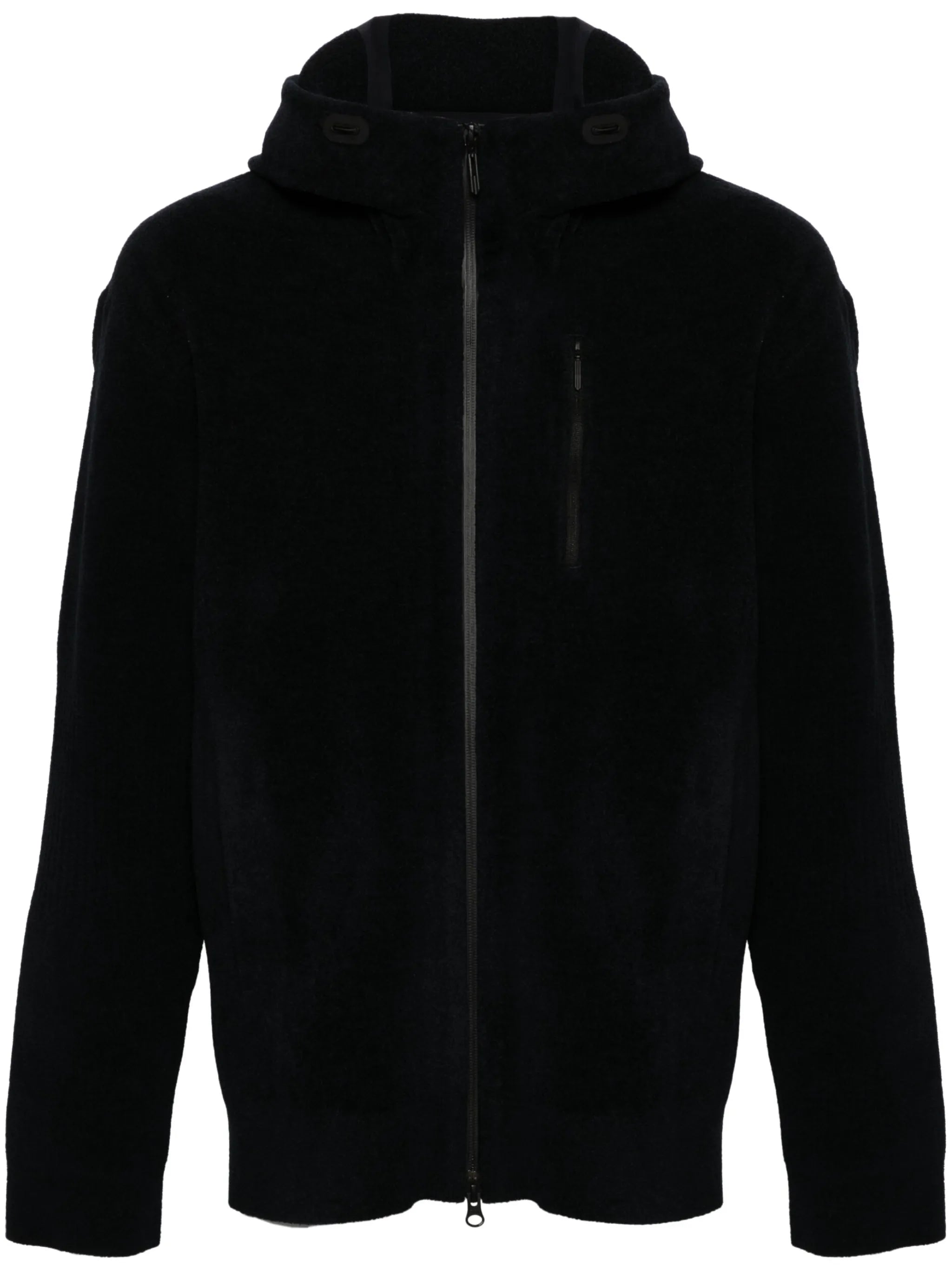 Fusion Knit zip-up hooded jacket