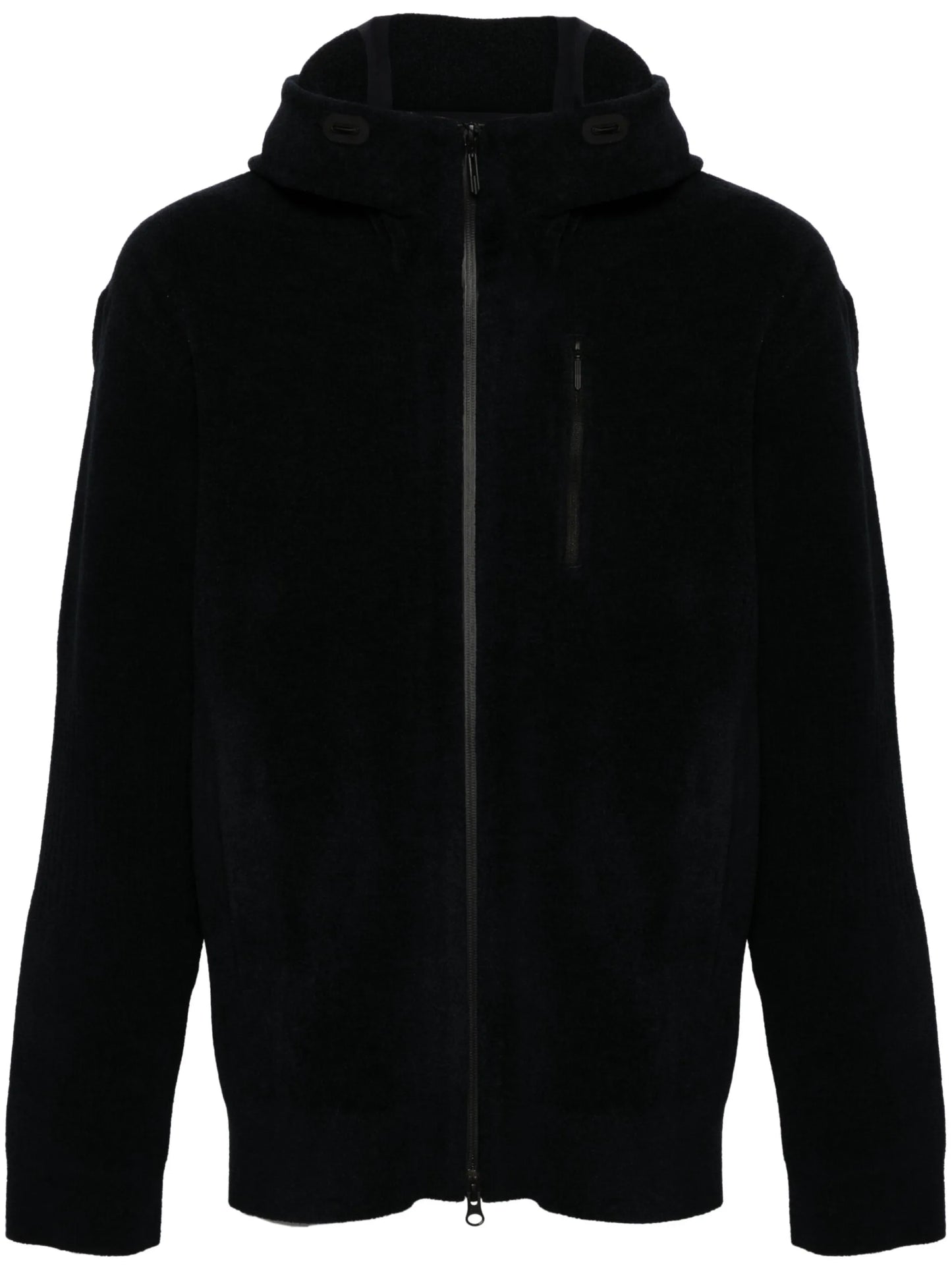 Fusion Knit zip-up hooded jacket