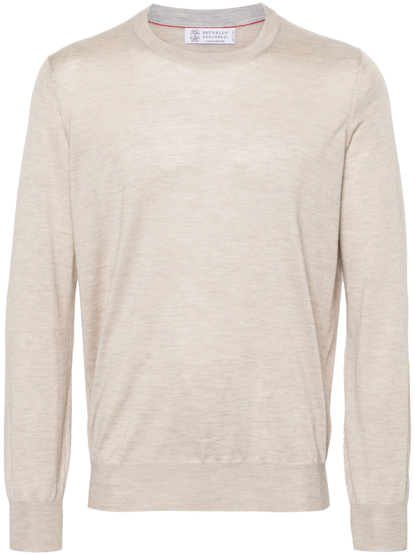 mélange fine-knit jumper