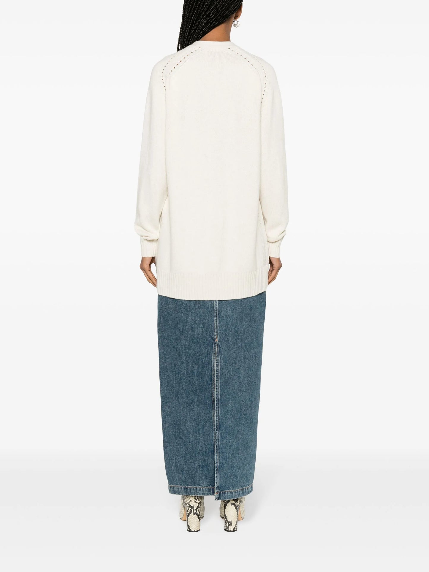 Generous cashmere cardigan