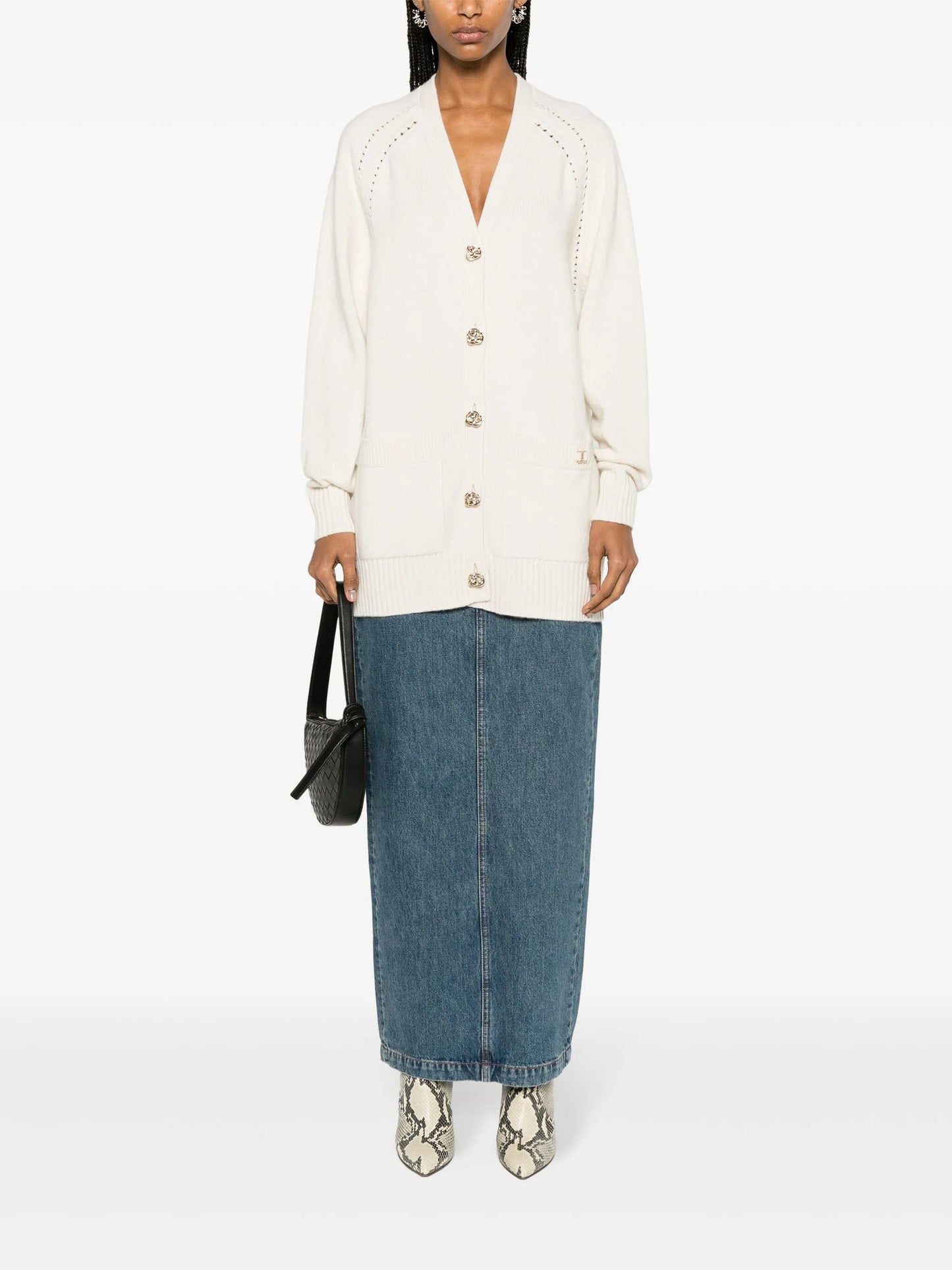 Generous cashmere cardigan