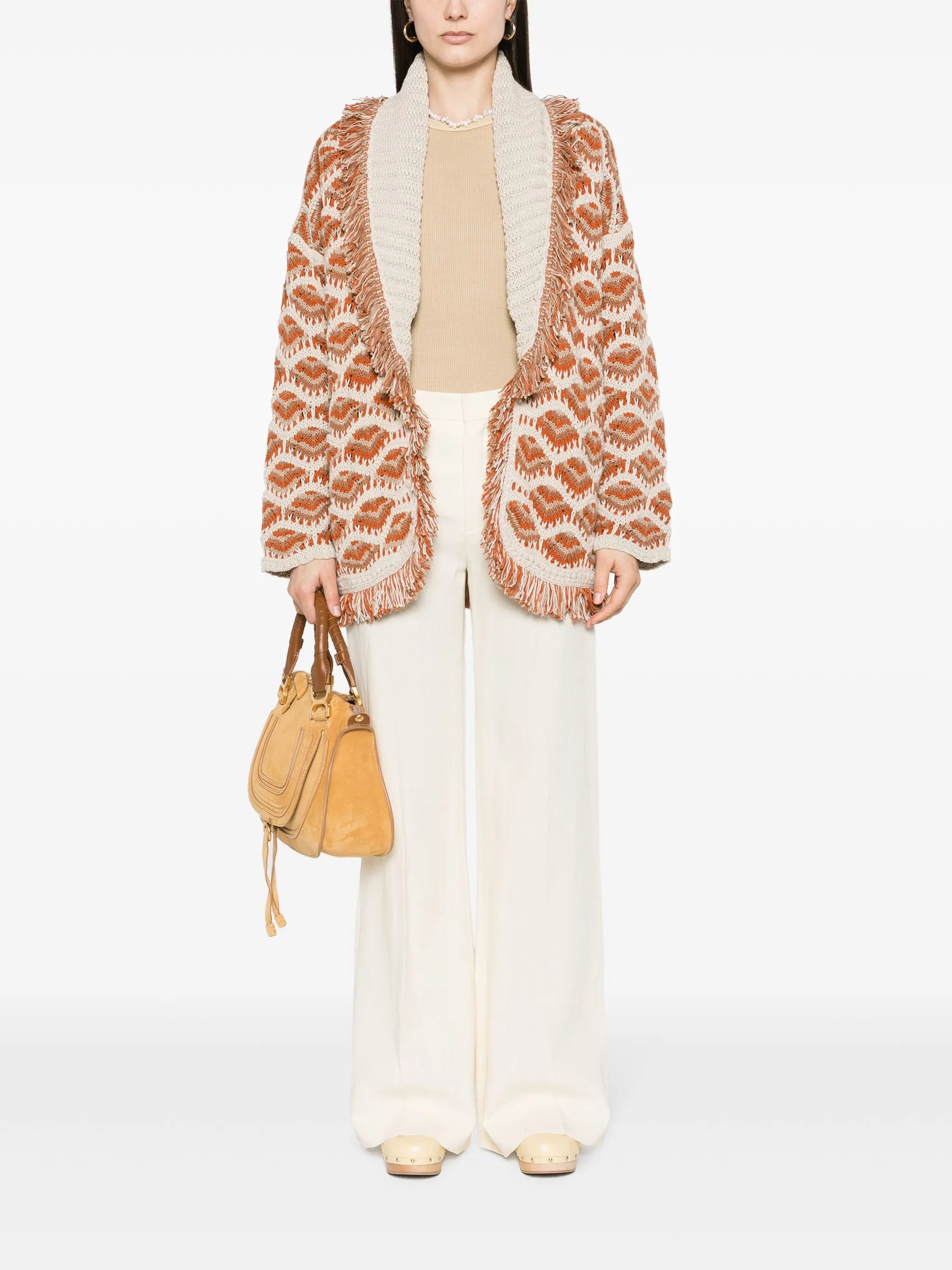 wide-leg linen trousers
