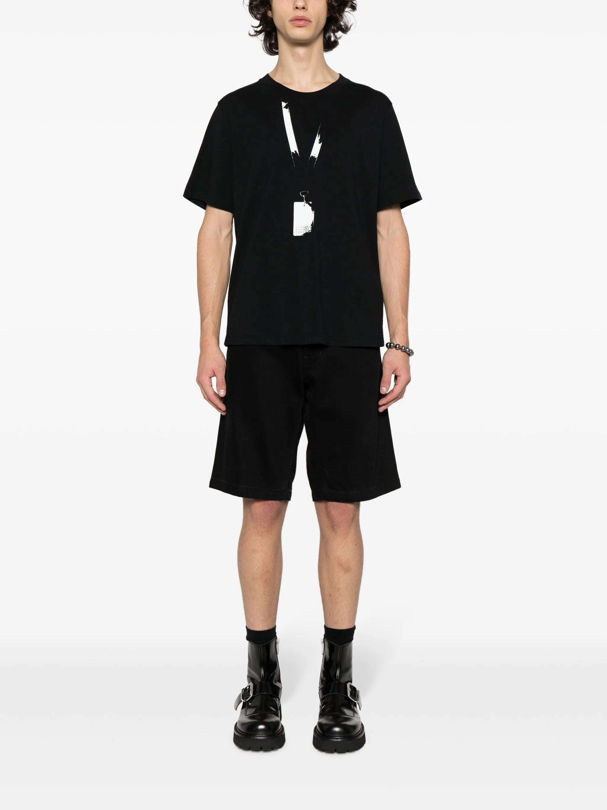 graphic-print cotton T-shirt