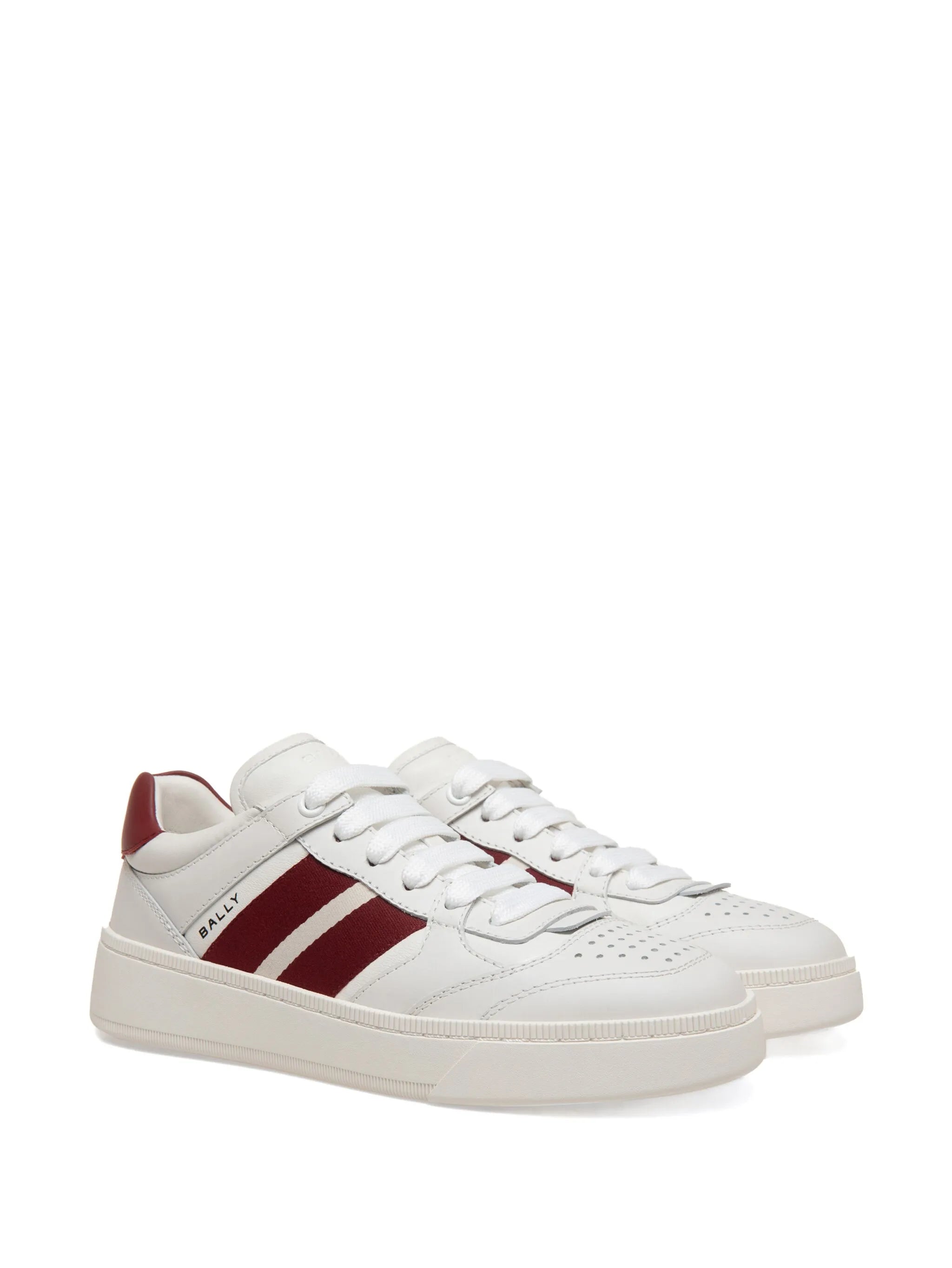 Raise leather sneakers