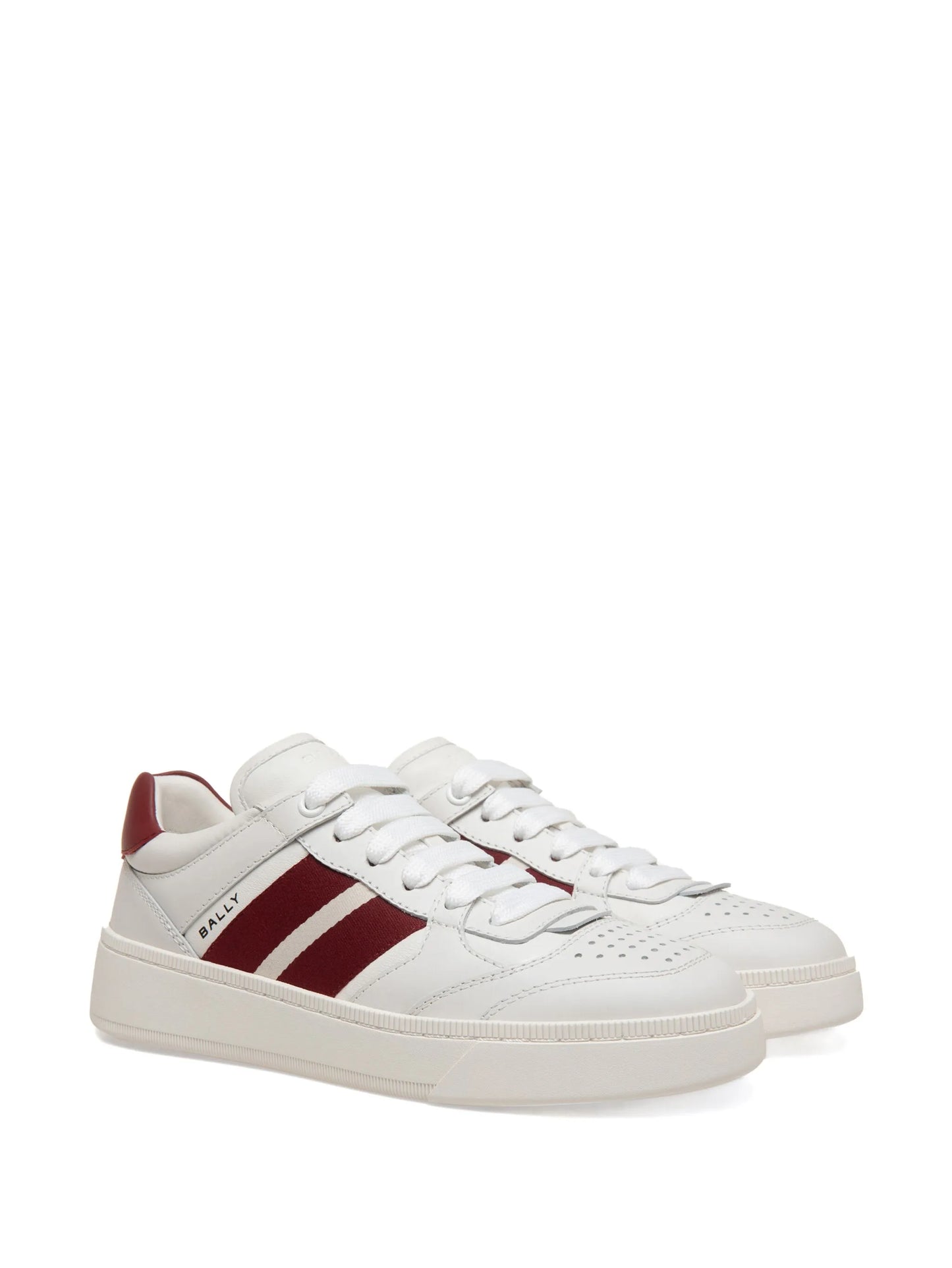 Raise leather sneakers
