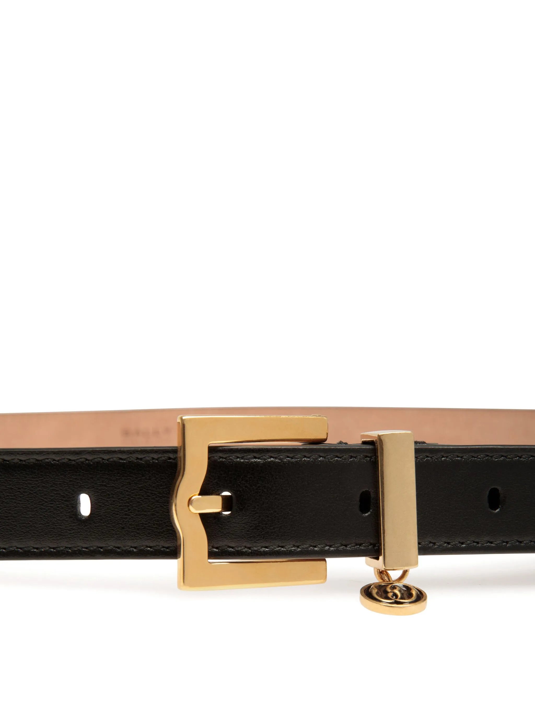 Baroque leather belt