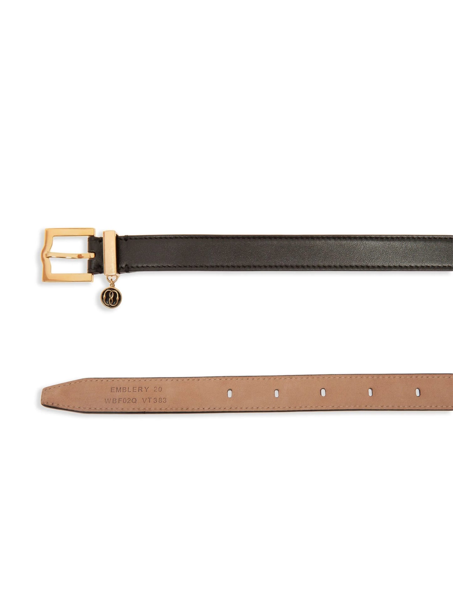 Baroque leather belt