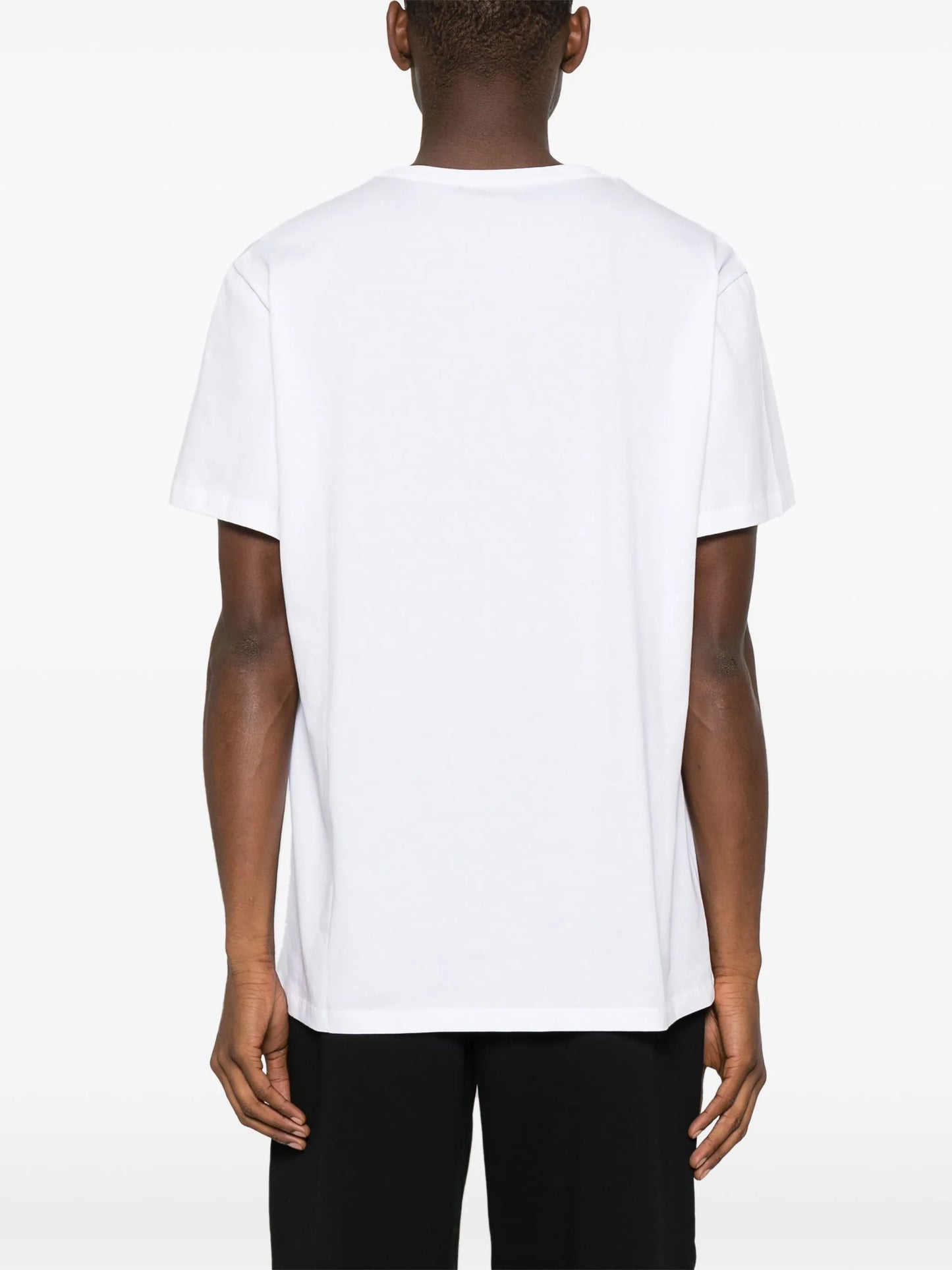 skull-print T-shirt