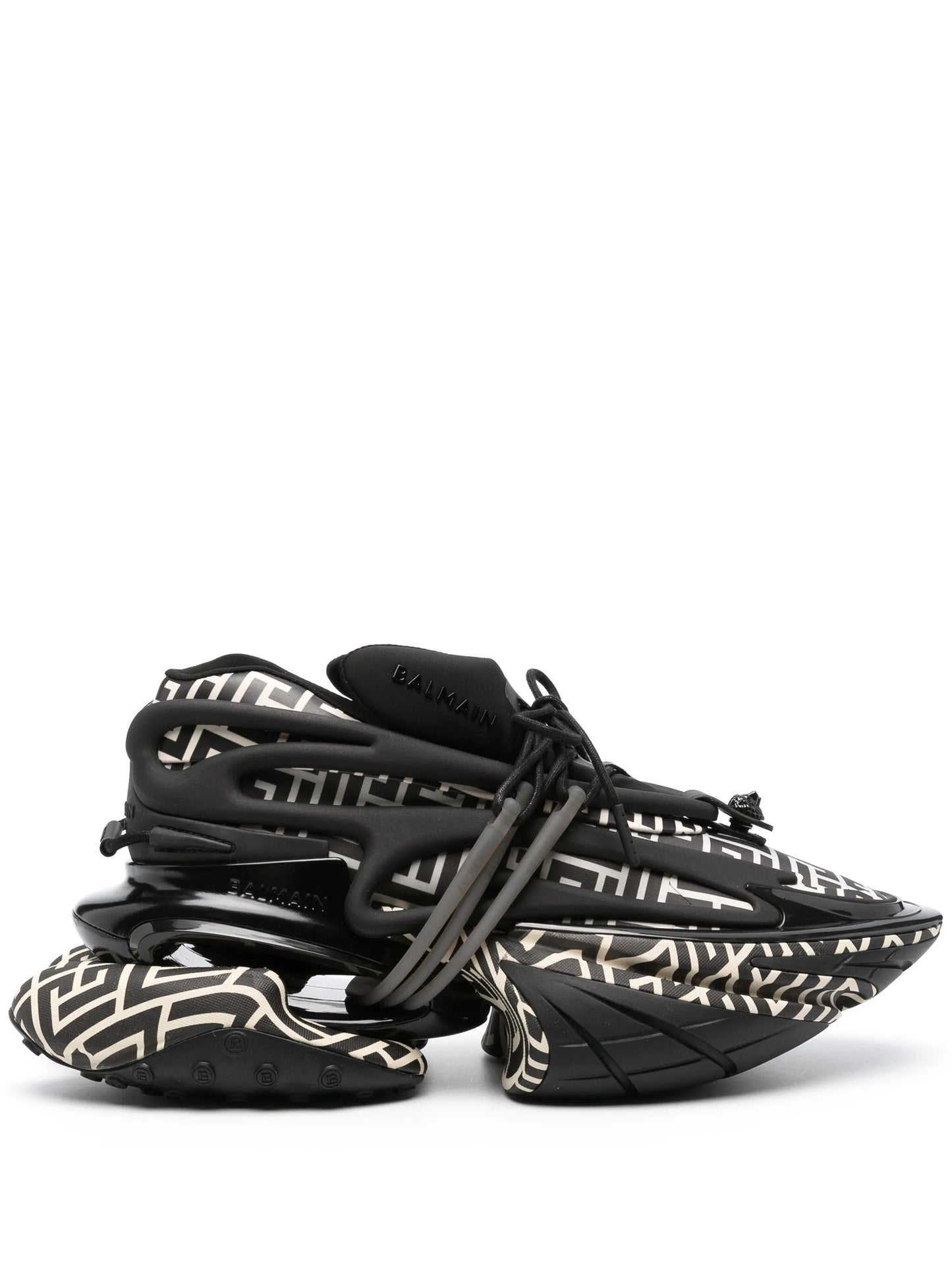 B-Bold monogram-print sneakers