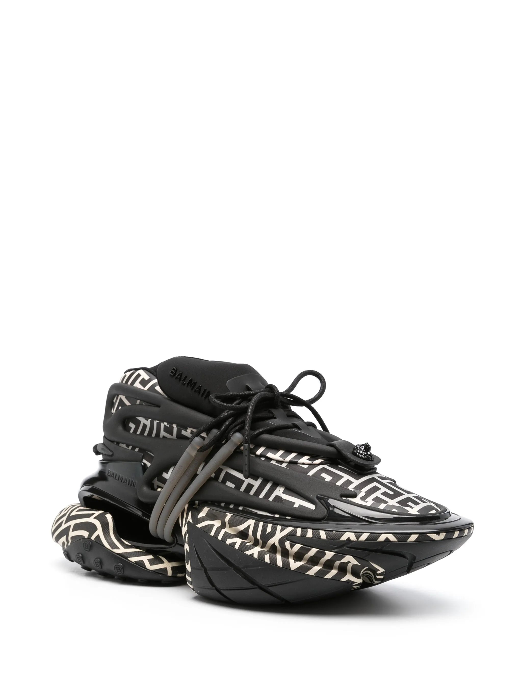B-Bold monogram-print sneakers