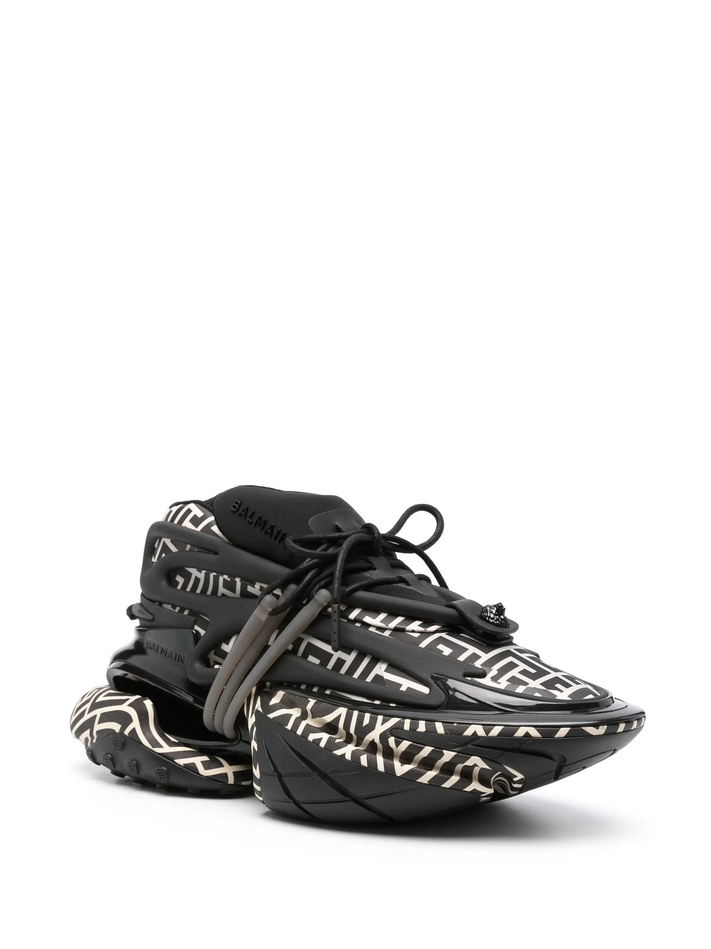 B-Bold monogram-print sneakers