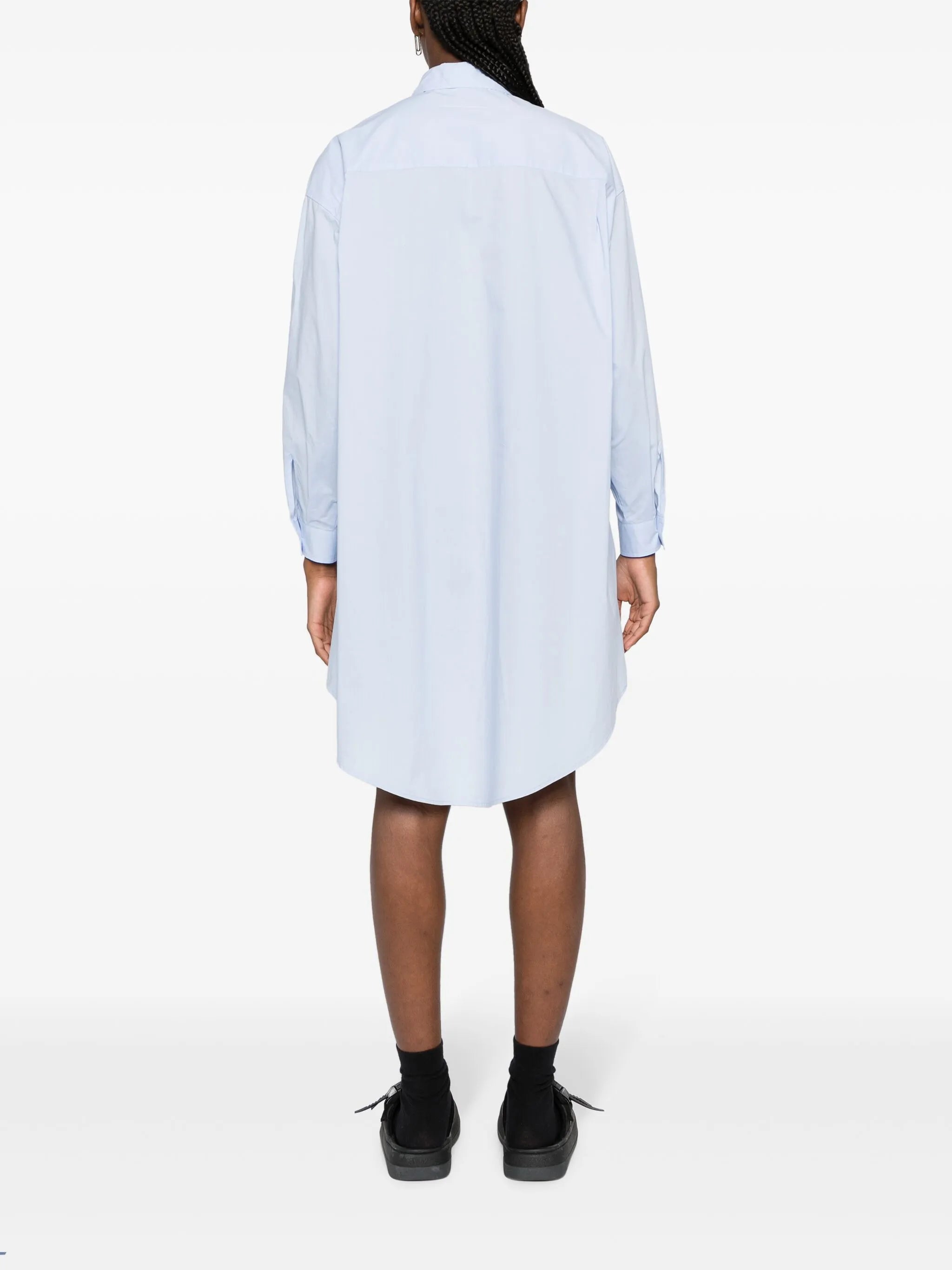 logo-print cotton dress