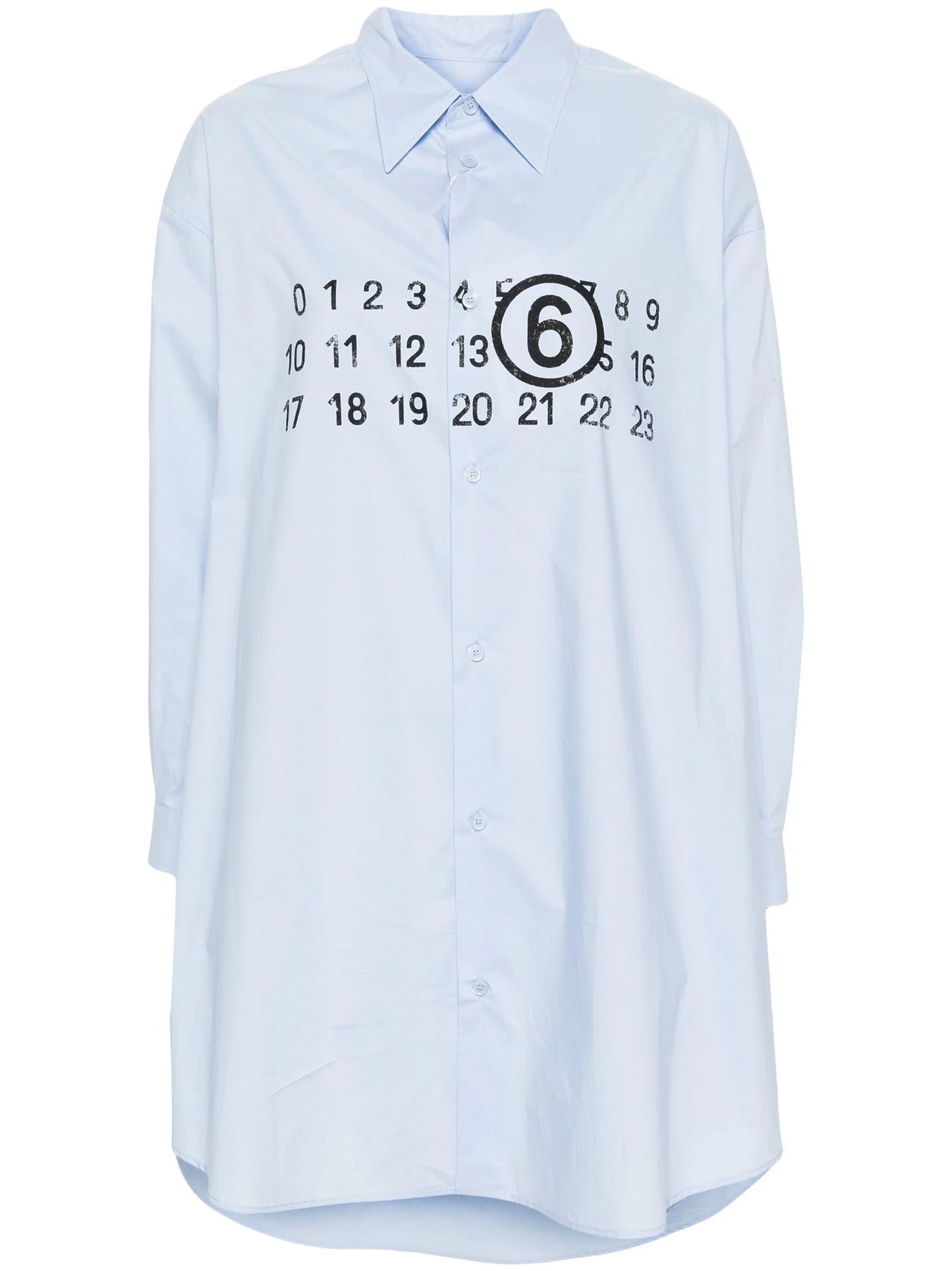 logo-print cotton dress