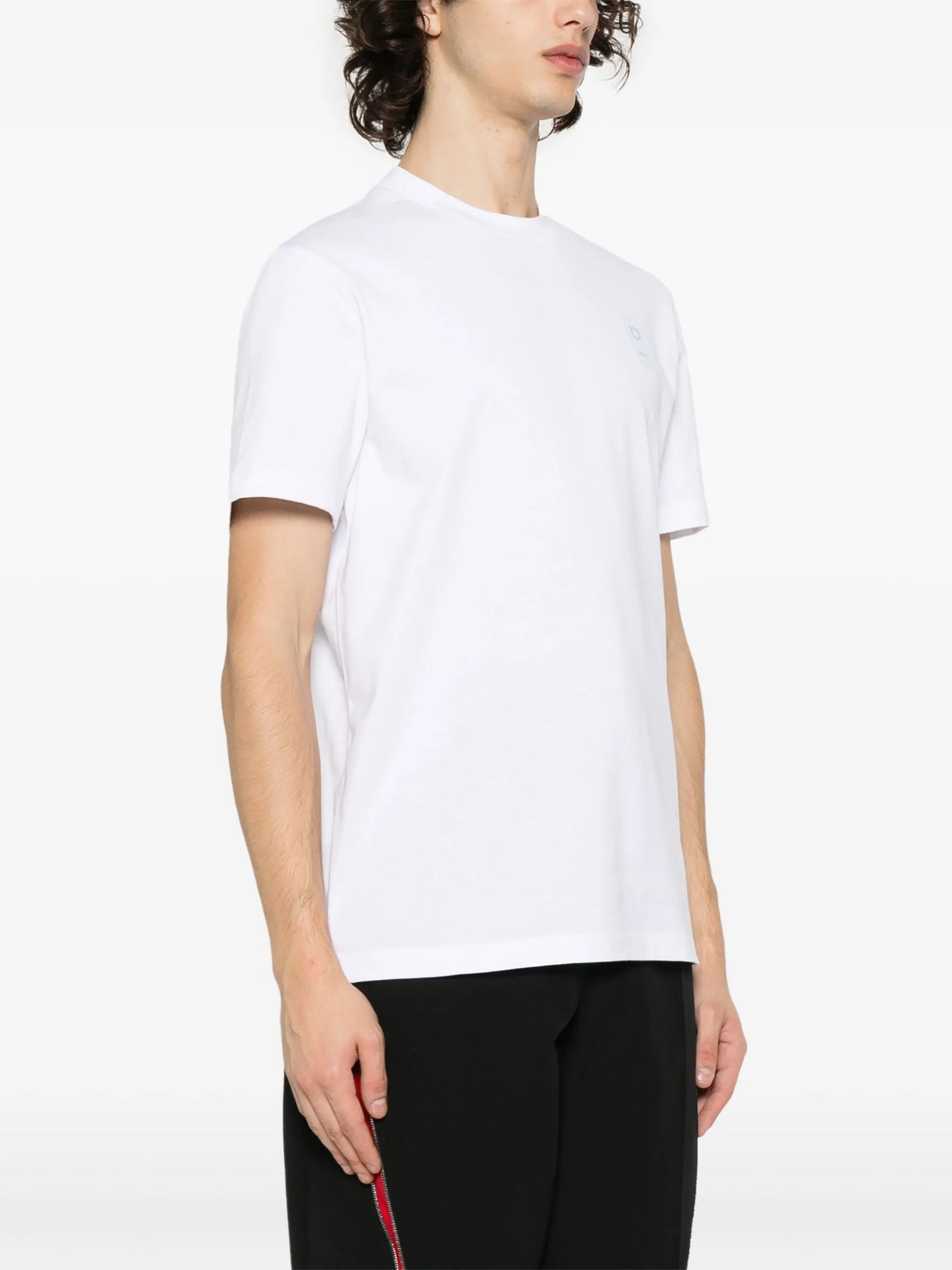 logo-patch cotton T-shirt