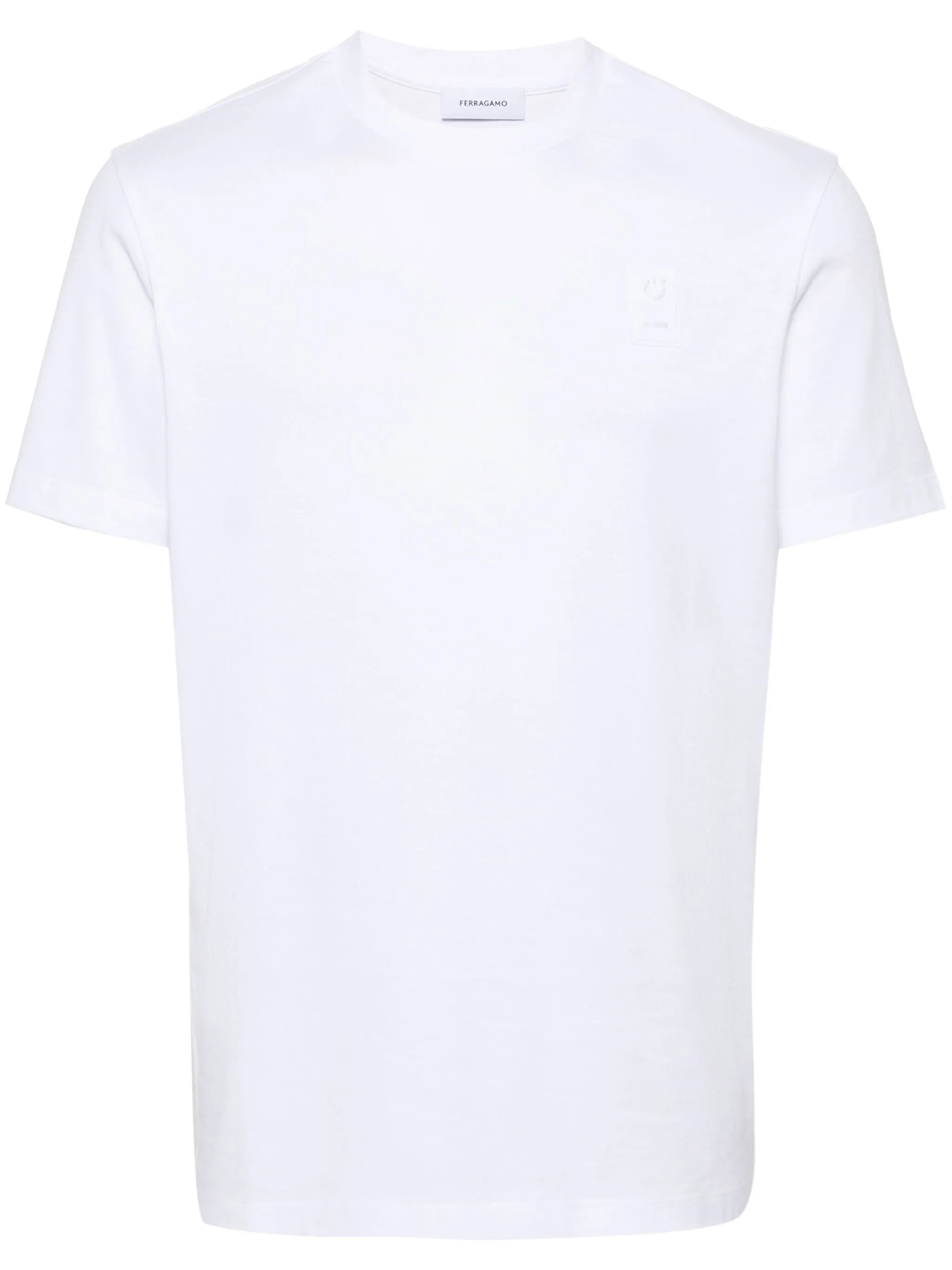 logo-patch cotton T-shirt