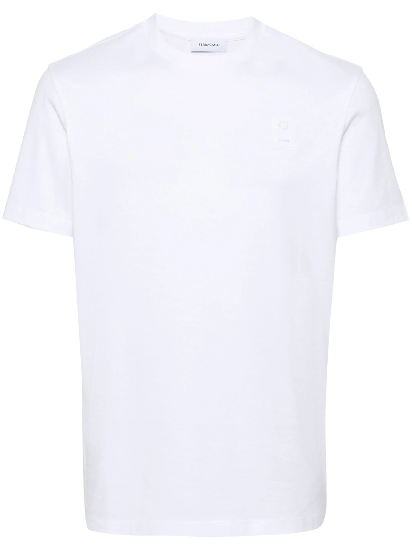logo-patch cotton T-shirt
